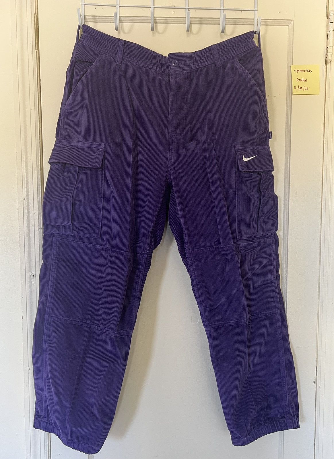 パンツ Supreme Nike Arc Corduroy Cargo Pant L Supreme Nike Arc Corduroy Cargo Pant Black Men's - SS22 - US