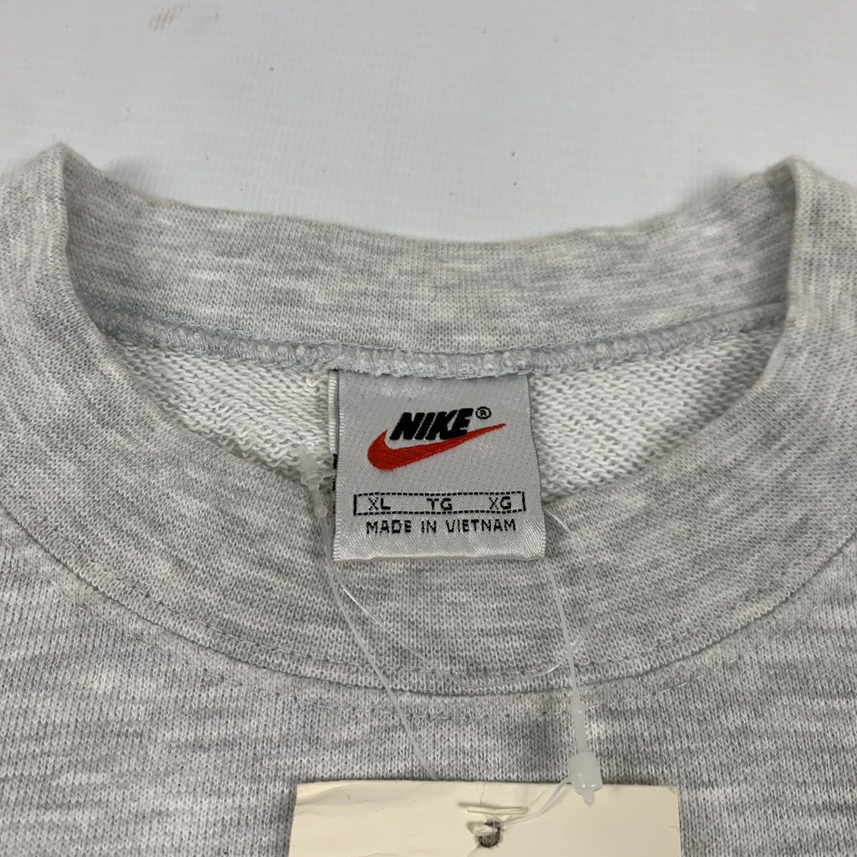 Nike × Vintage Vintage Deadstock Nike Small Swoosh Sweatshirt Size US XL / EU 56 / 4 - 8 Thumbnail