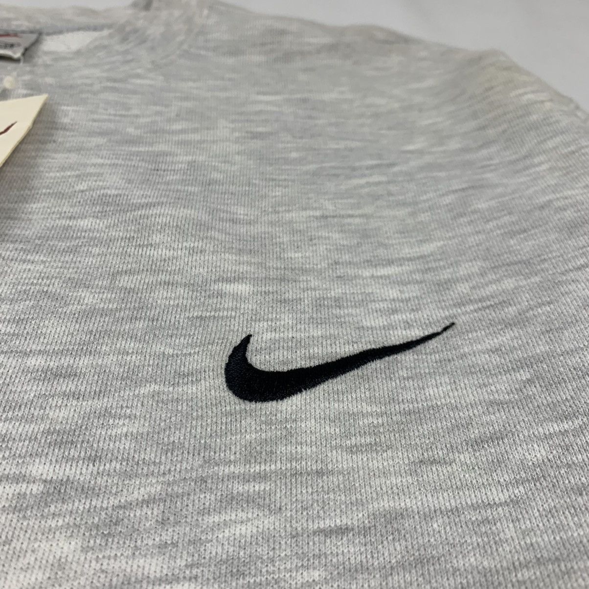 Nike × Vintage Vintage Deadstock Nike Small Swoosh Sweatshirt Size US XL / EU 56 / 4 - 6 Thumbnail
