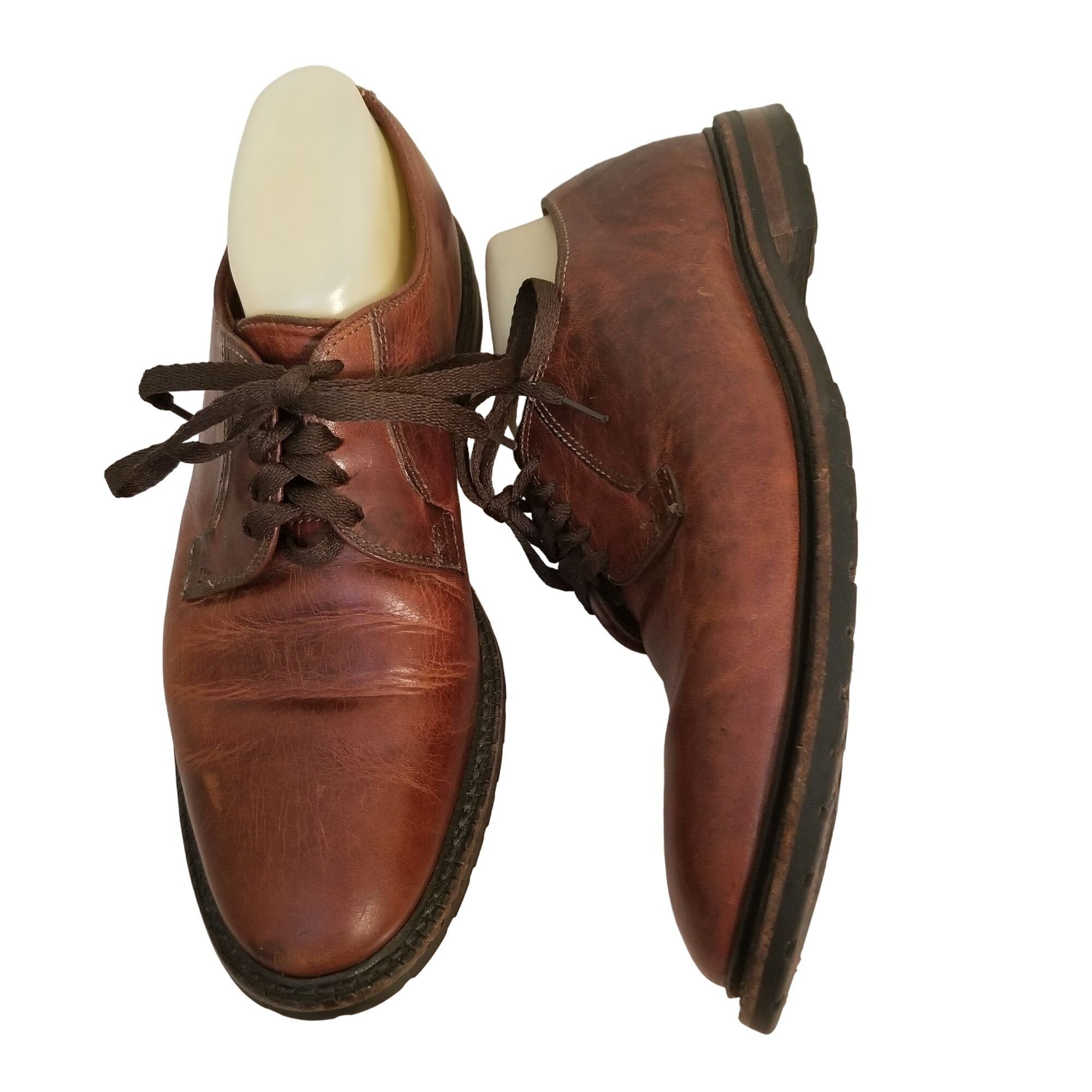 Allen Edmonds Black Hills Oxfords Cuir Marron - Taille US 13 D - Fait Main USA
