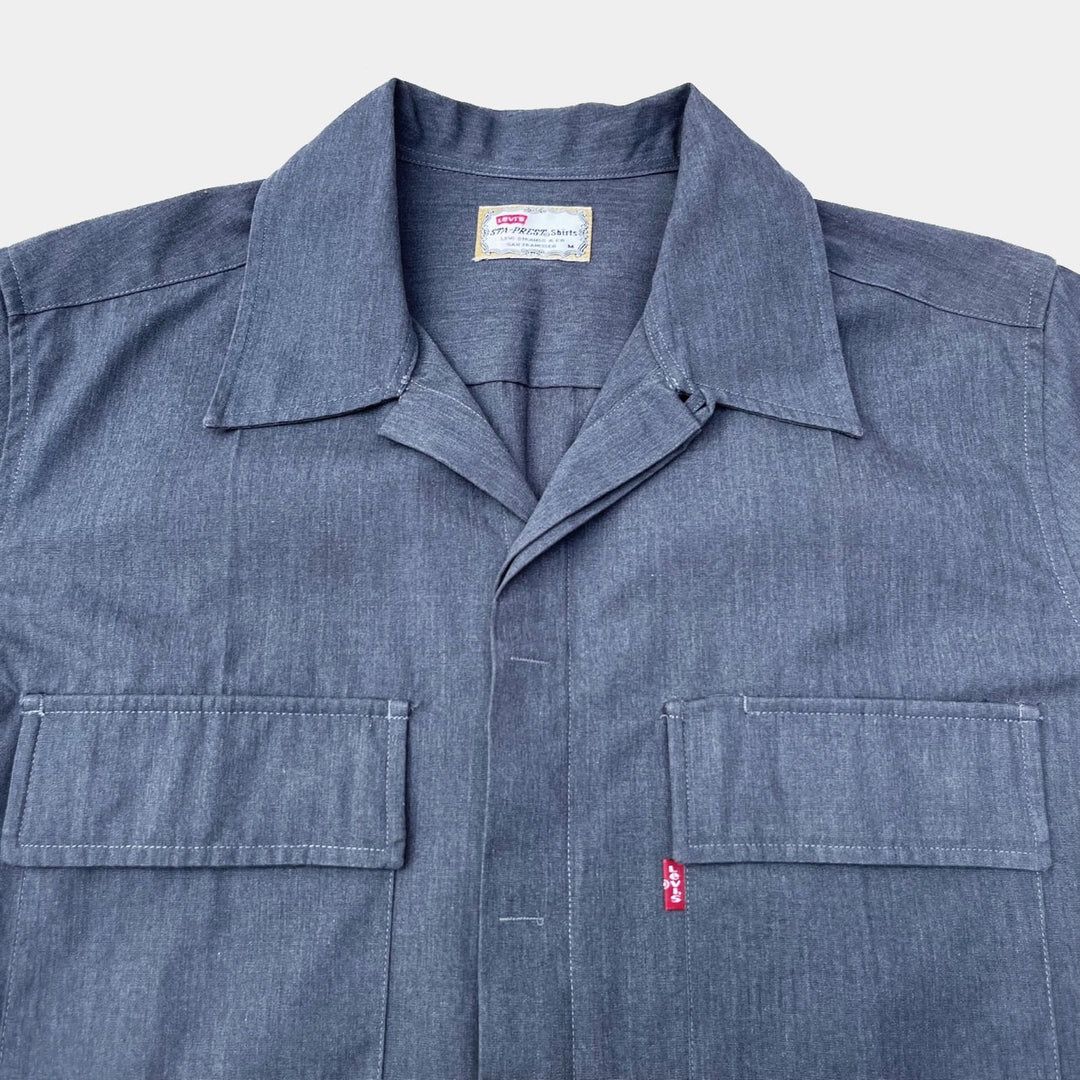 Vintage Jamiroquai Levi’s 99 Vtg Synkronized Promo Button Up Shirt Size US M / EU 48-50 / 2 - 3 Thumbnail
