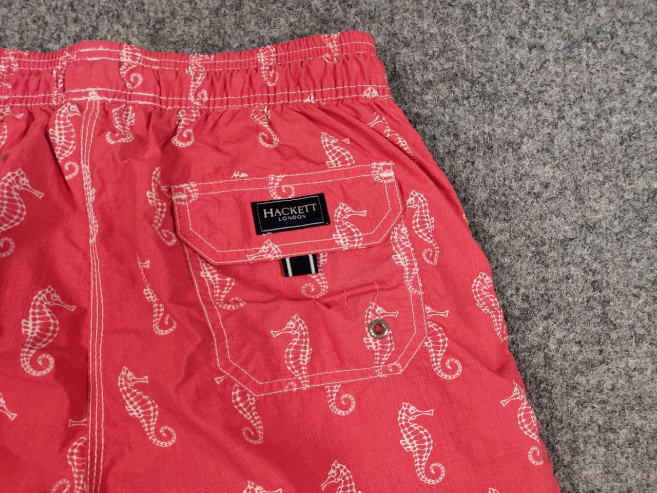 Hackett Hackett London Coral Multi logo Premium Casual Shorts Size US 32 / EU 48 - 10 Thumbnail