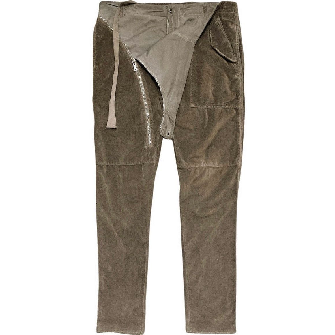 Rick Owens Rick Owens DRKSHDW Velvet Double Layer Aircut Denim 2007 F/W Size US 36 / EU 52 - 3 Thumbnail