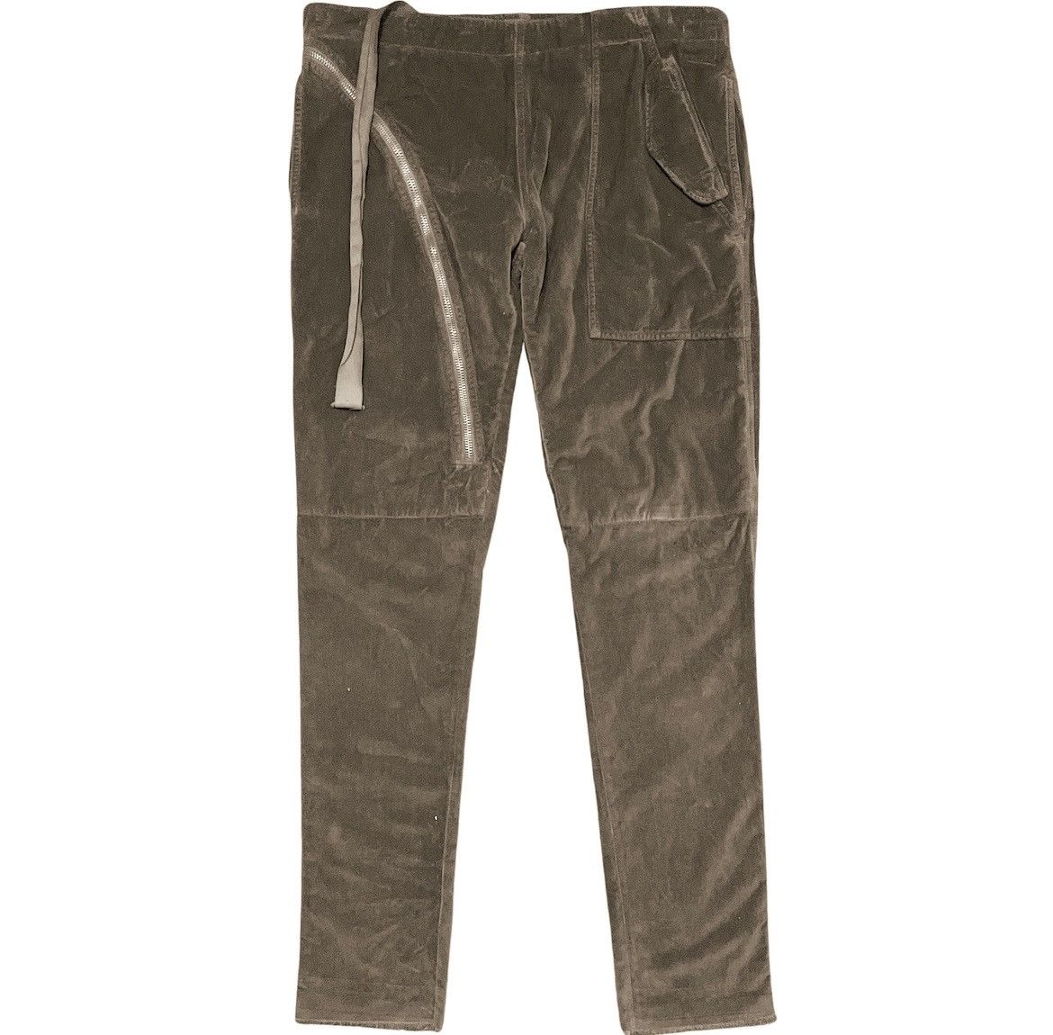 Rick Owens Rick Owens DRKSHDW Velvet Double Layer Aircut Denim 2007 F/W Size US 36 / EU 52 - 2 Thumbnail