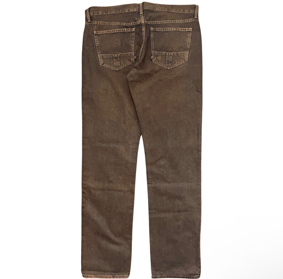 Rick Owens Rick Owens Slab Burn Out Denim 2002 Size US 35 - 2 Thumbnail