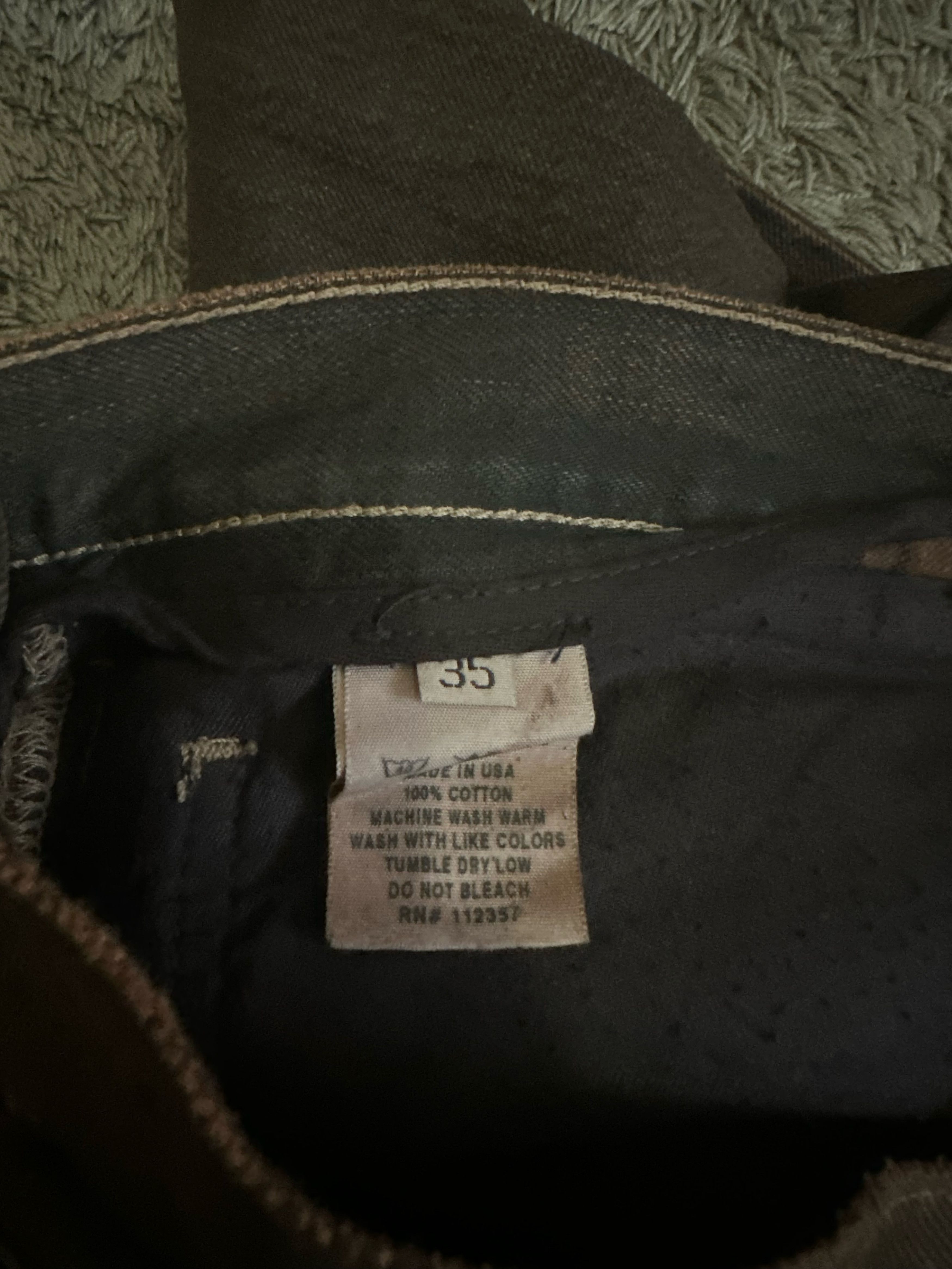Rick Owens Rick Owens Slab Burn Out Denim 2002 Size US 35 - 3 Thumbnail