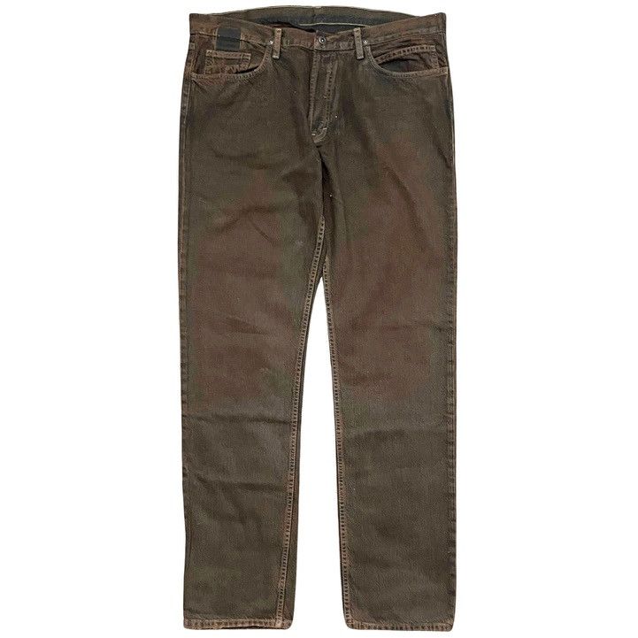 Rick Owens Rick Owens Slab Burn Out Denim 2002 Size US 35 - 1 Thumbnail