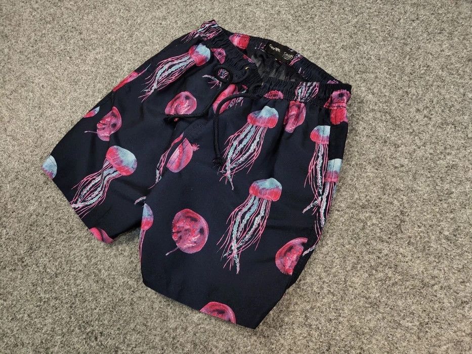 Vintage Vintage 90s Jellyfish Art Casual Shorts Streetwear Hawaiian Size US 32 / EU 48 - 2 Thumbnail