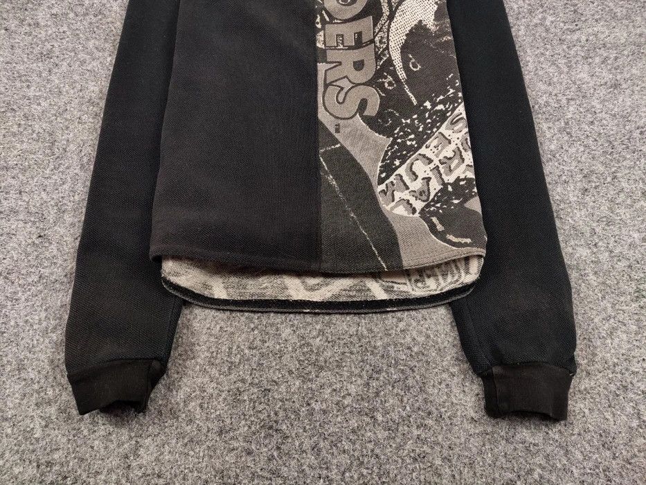 NFL Vintage 90's Raiders Team NFL Print Crew Chek Sweatshirt | Grailed