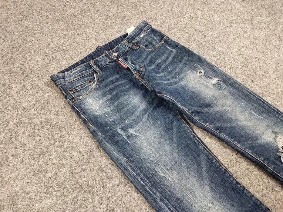Dsquared2 Dsquared2 Authentic Slim Fit jeans Distressed Blue Denim Size US 30 / EU 46 - 7 Thumbnail