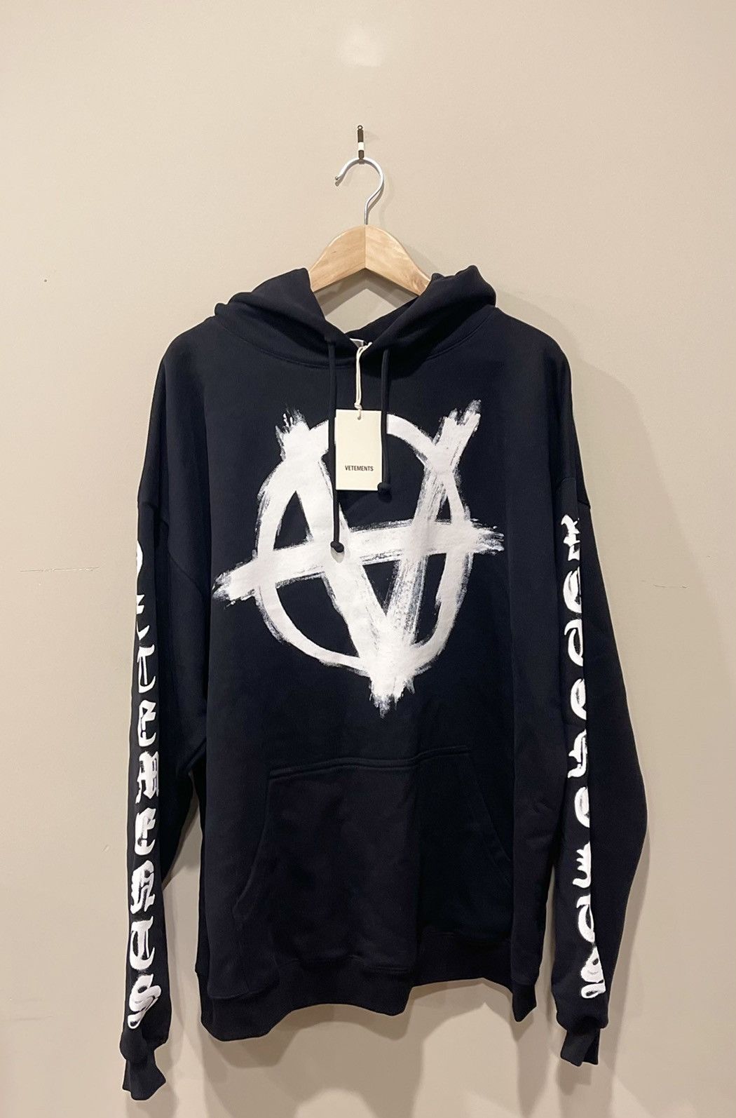 Vetements Vetements double anarchy hoodie | Grailed Vetements Vetements double anarchy hoodie | Grailed