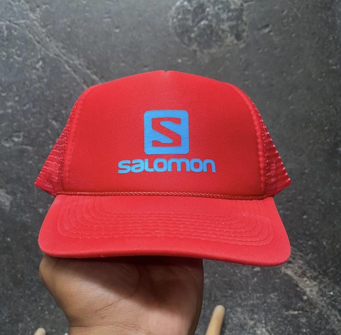 Salomon Vintage Salomon snapback hat | Grailed