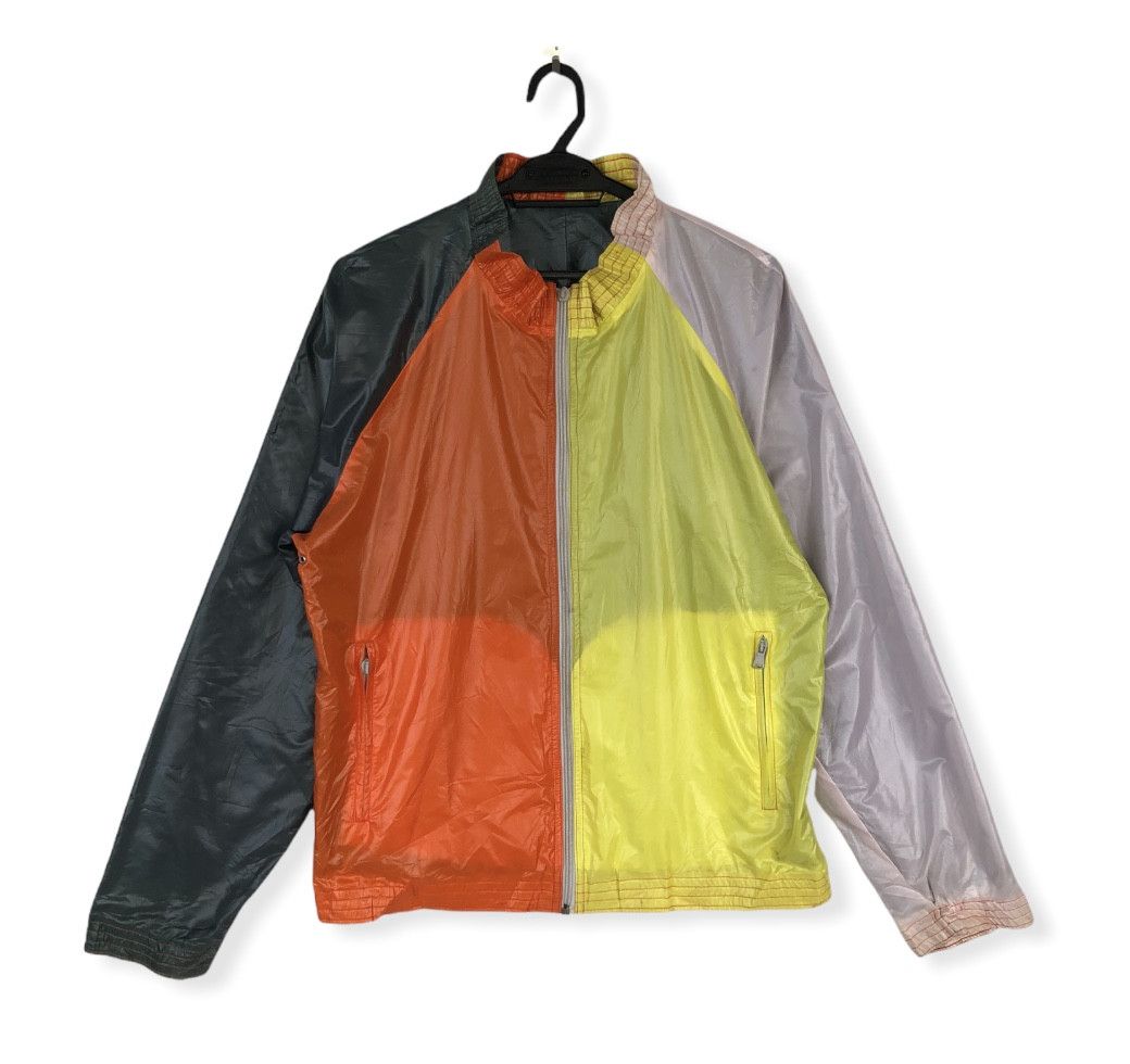 RARE🔥REVERSIBLE LIGHTWEIGHT COLORBLOCKS WINDBREAKER JACKET