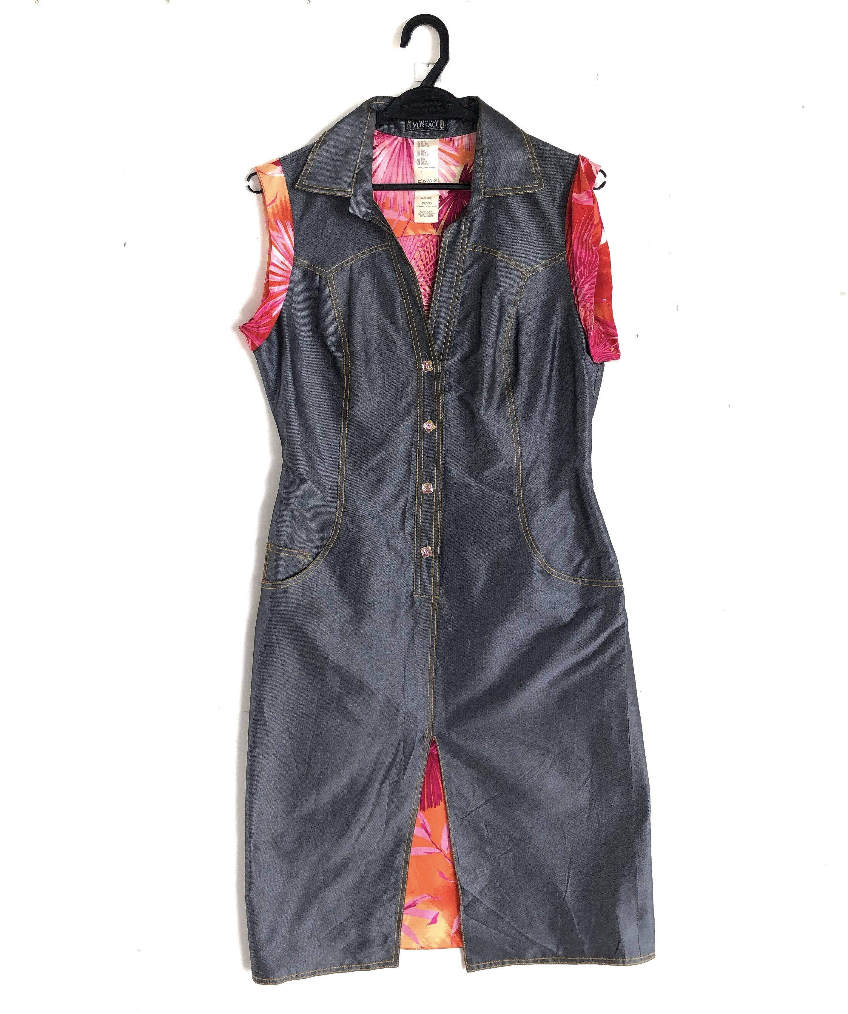 RARE🔥VINTAGE GIANNI VERSACE SILK BLEND DRESS