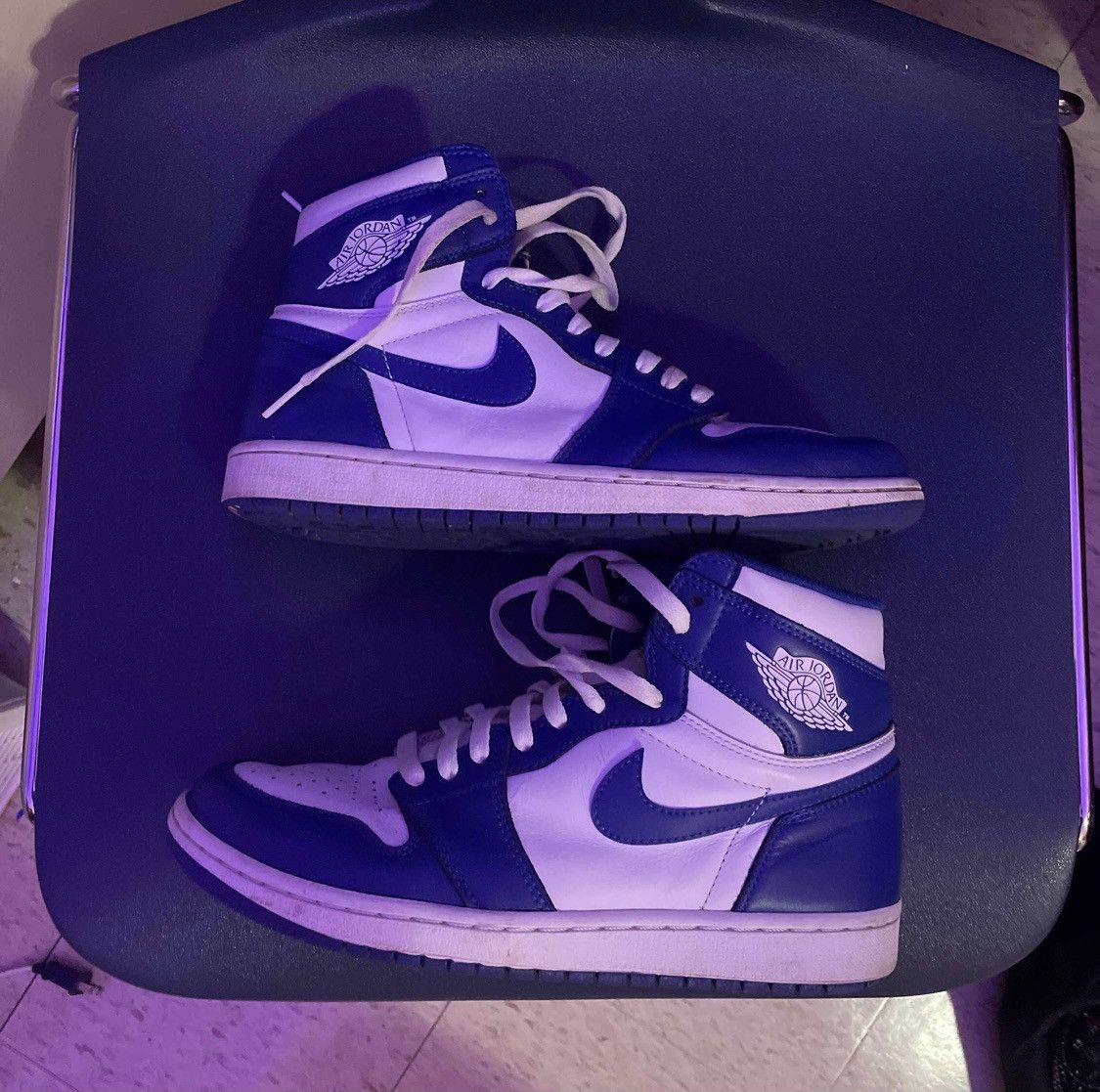 Jordan Brand Air Jordan 1 Retro High OG Storm Blue 2016 Grailed