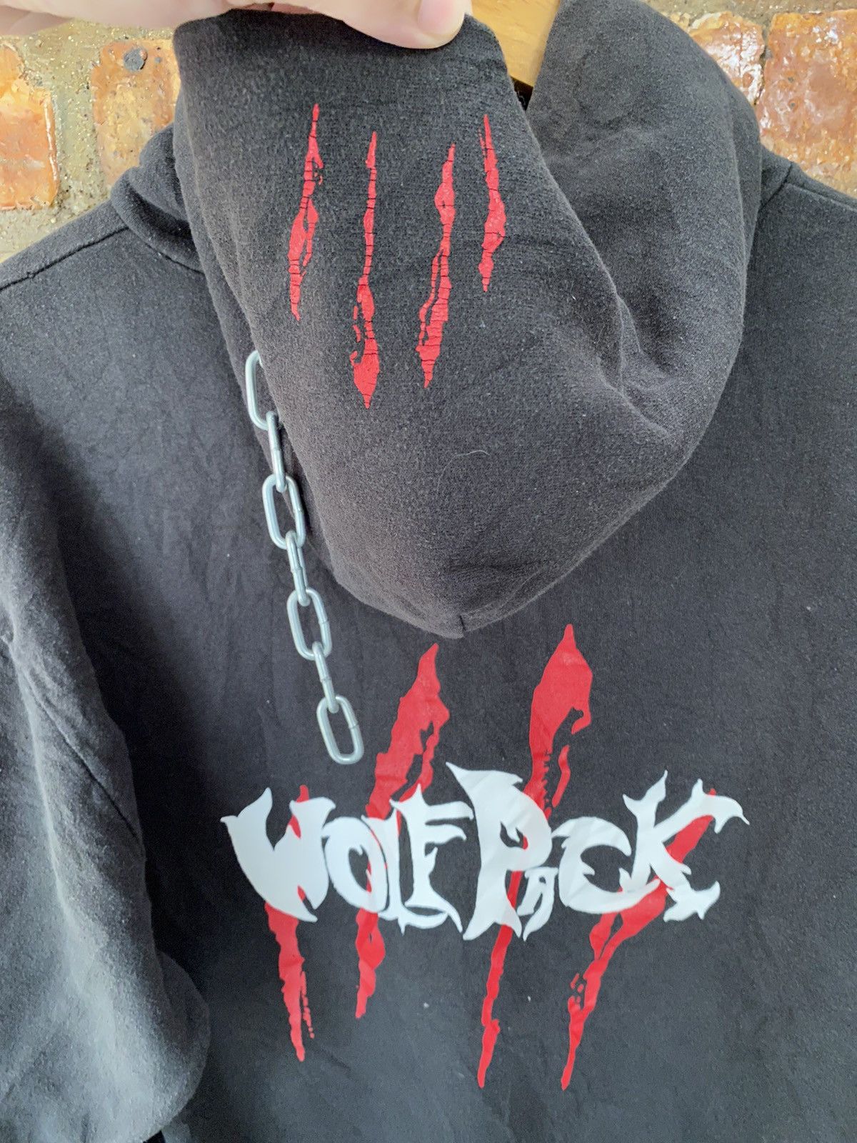 Vintage 90s WolfPack hoodie anvil Size US M / EU 48-50 / 2 - 7 Thumbnail