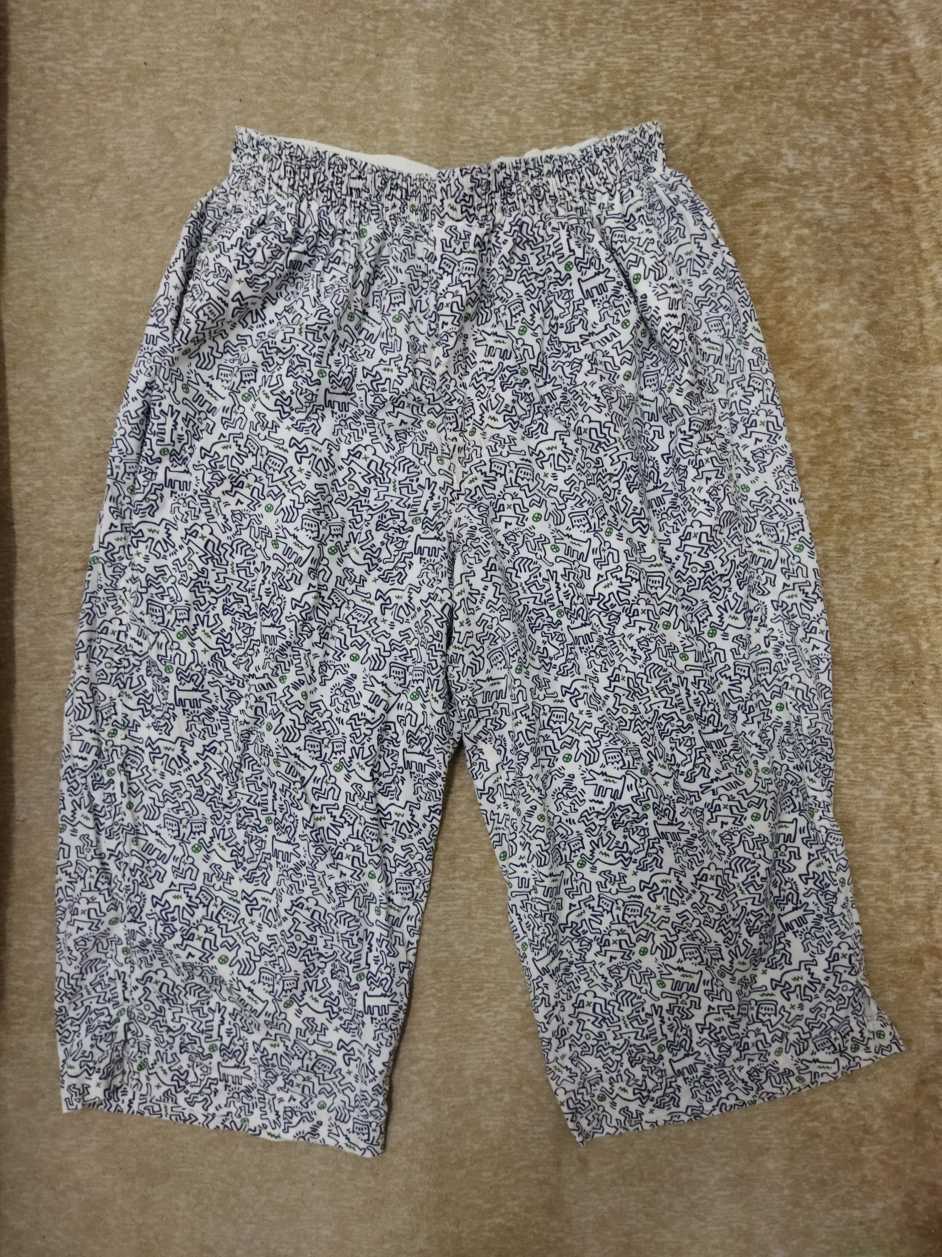 Uniqlo x Keith Haring Fullprint 3q Pants