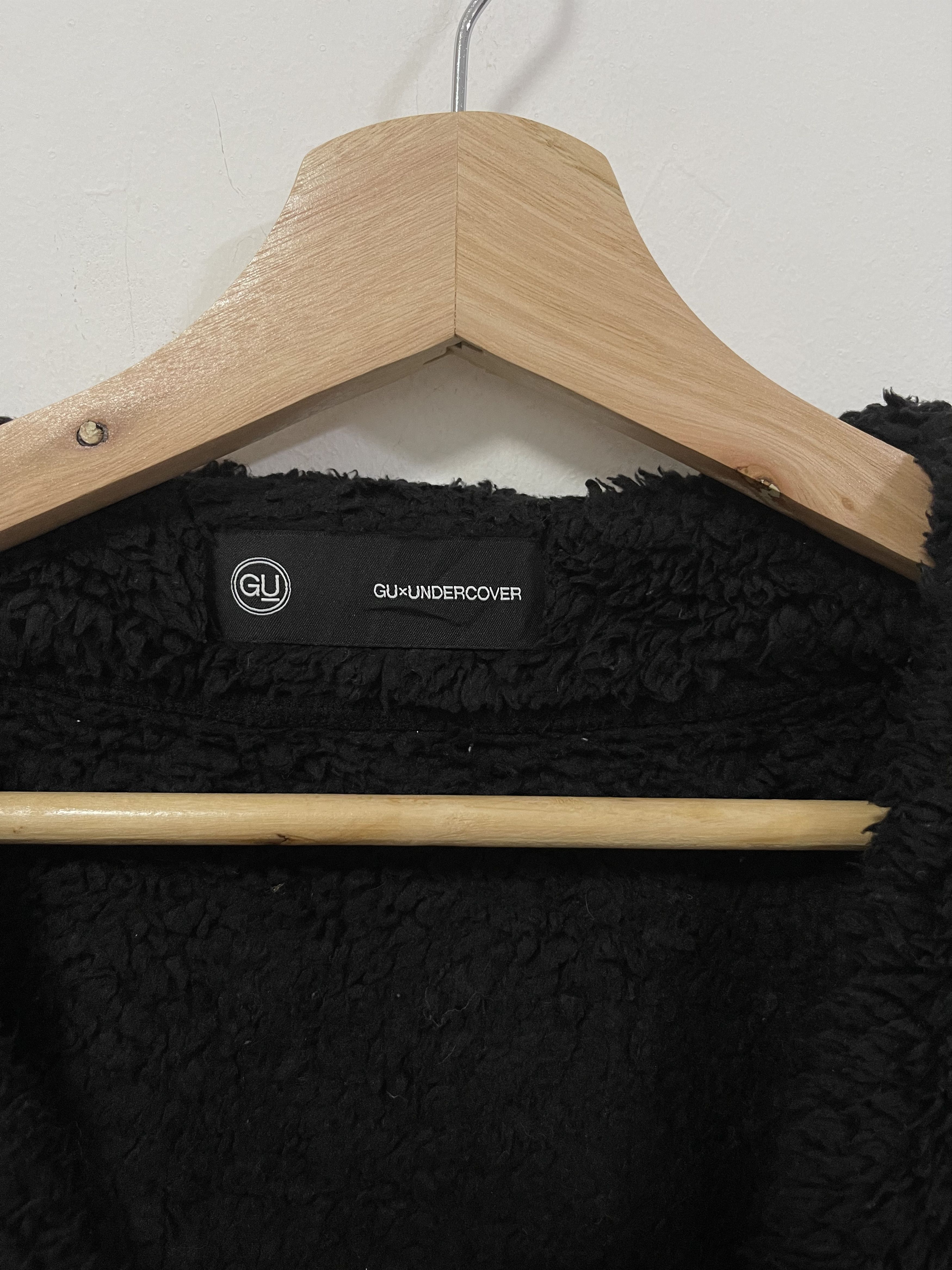 Japanese Brand Vintage Gu x Undercover Fleece Sherpa Button Up Jacket Size US XL / EU 56 / 4 - 11 Thumbnail