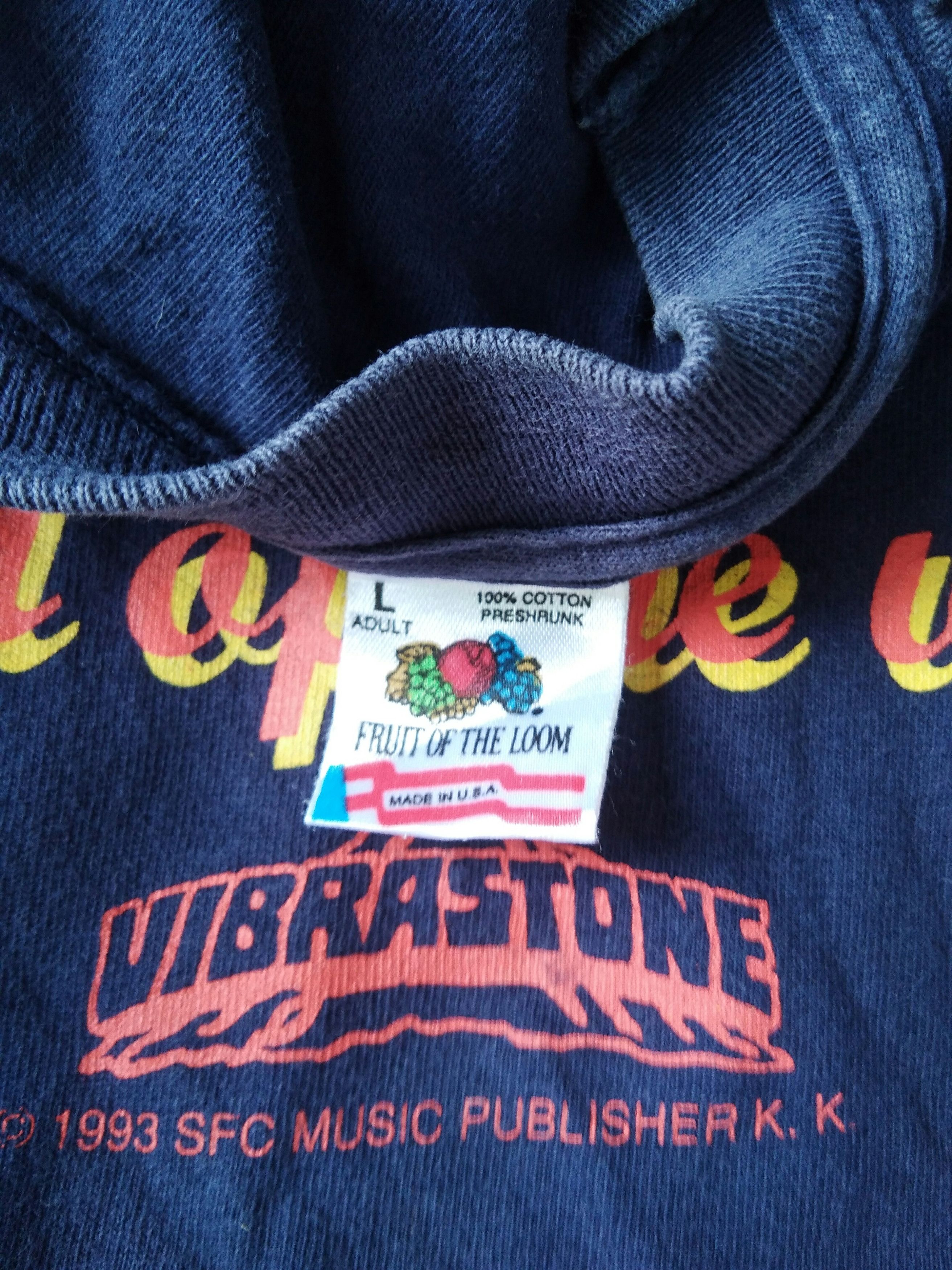 Vintage 90s Vibrastone Japan Hip Hop Rapper Tshirt