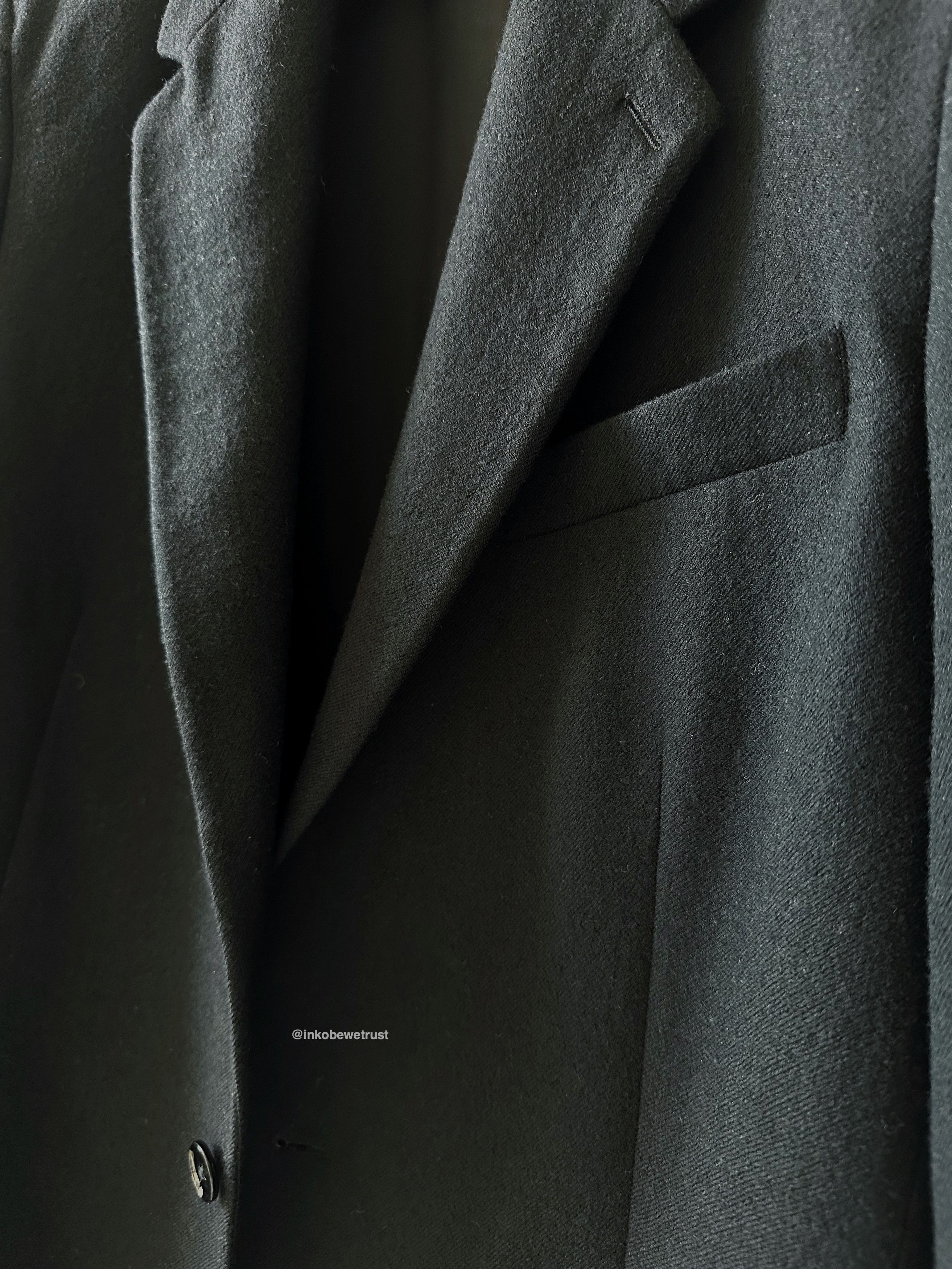 Lemaire Boxy-Cut Single-Breasted Black Blazer Size 48R - 4 Thumbnail