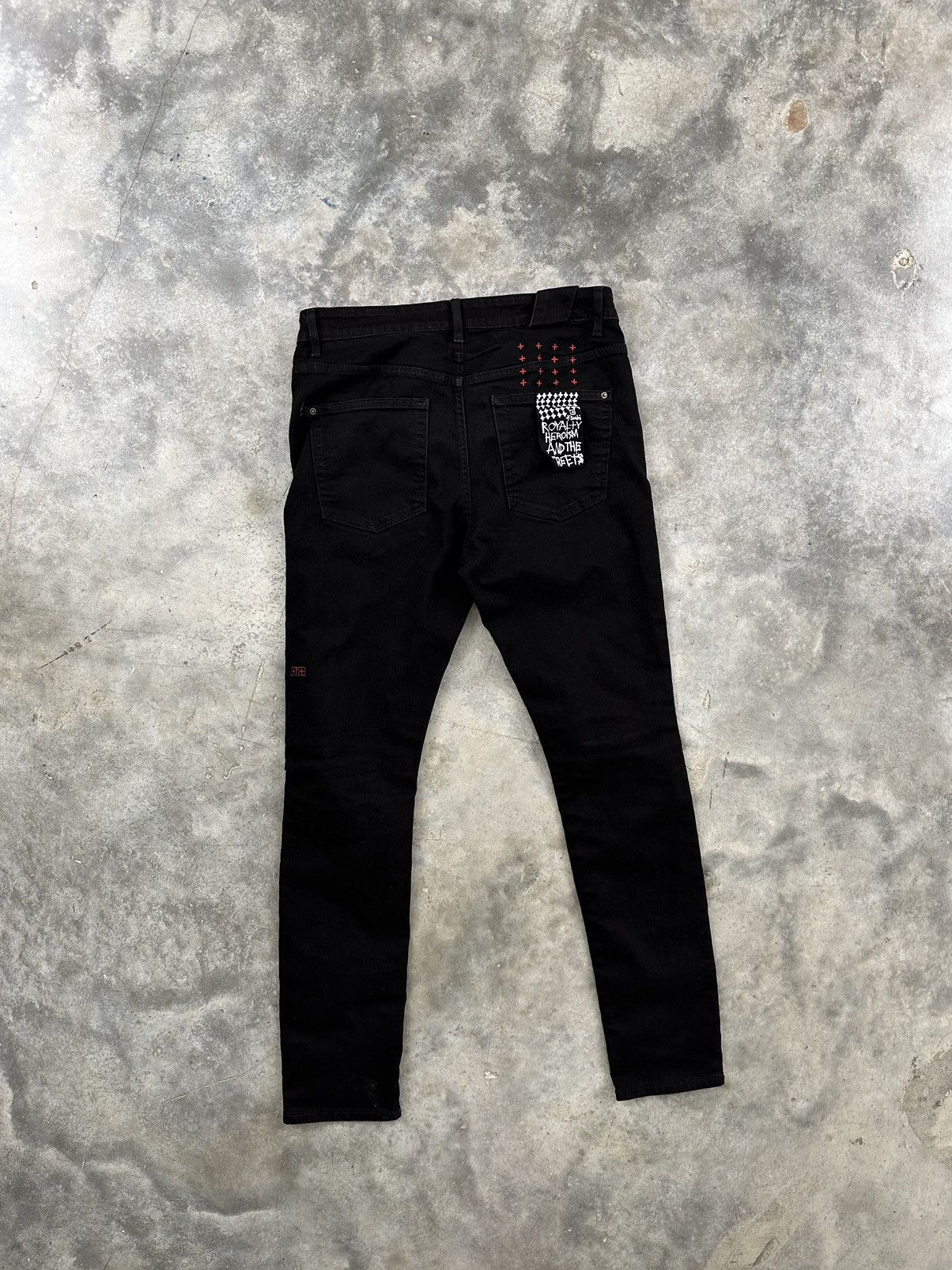 Ksubi Ksubi Chitch " Laid Black " Denim Jeans Sz. 32 W/ Flag Grailed