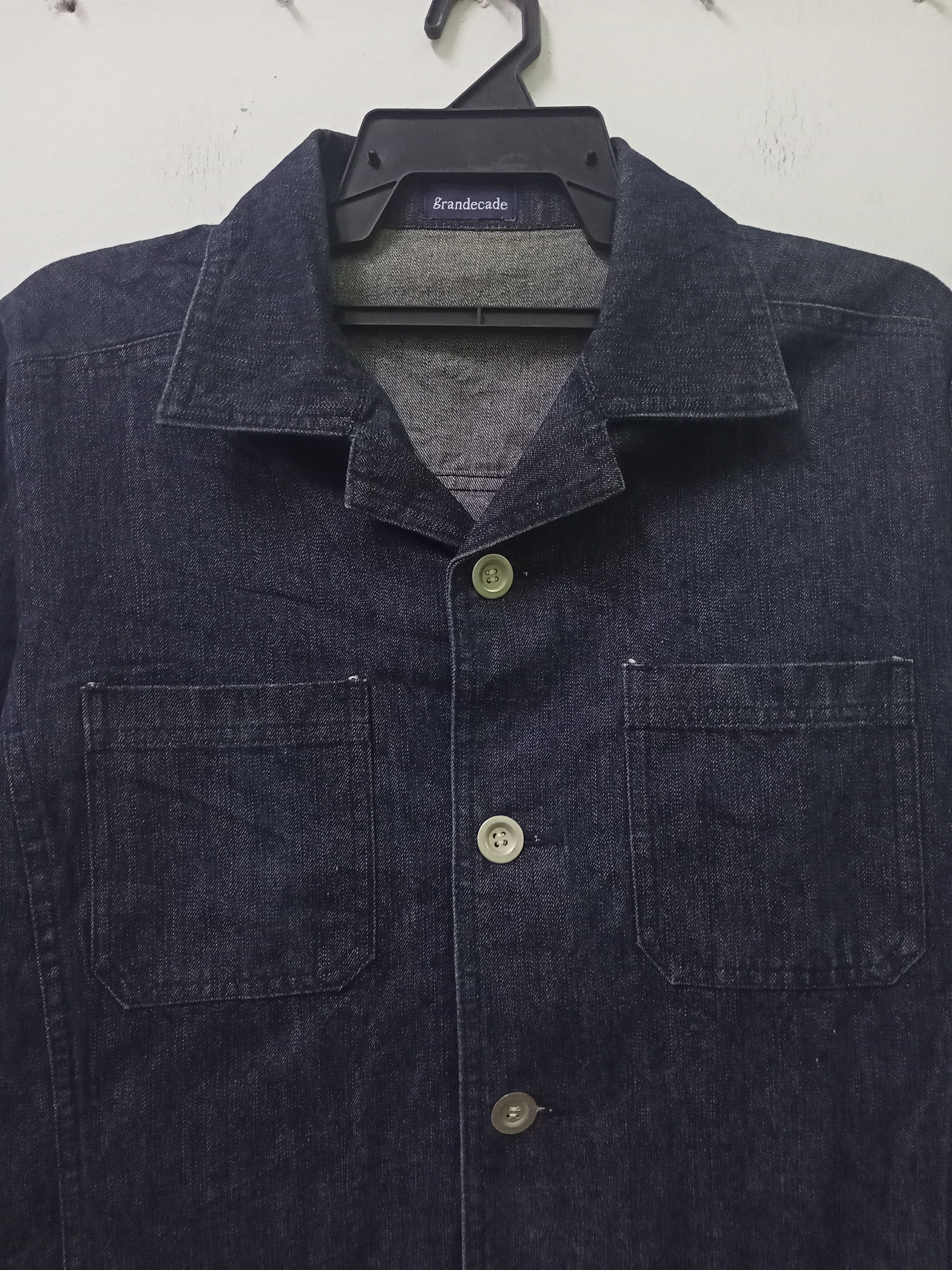 Japan Blue × Japanese Brand × Vintage Vintage Grandecade Blue Denim Workwear Jacket Size S / US 4 / IT 40 - 2 Thumbnail