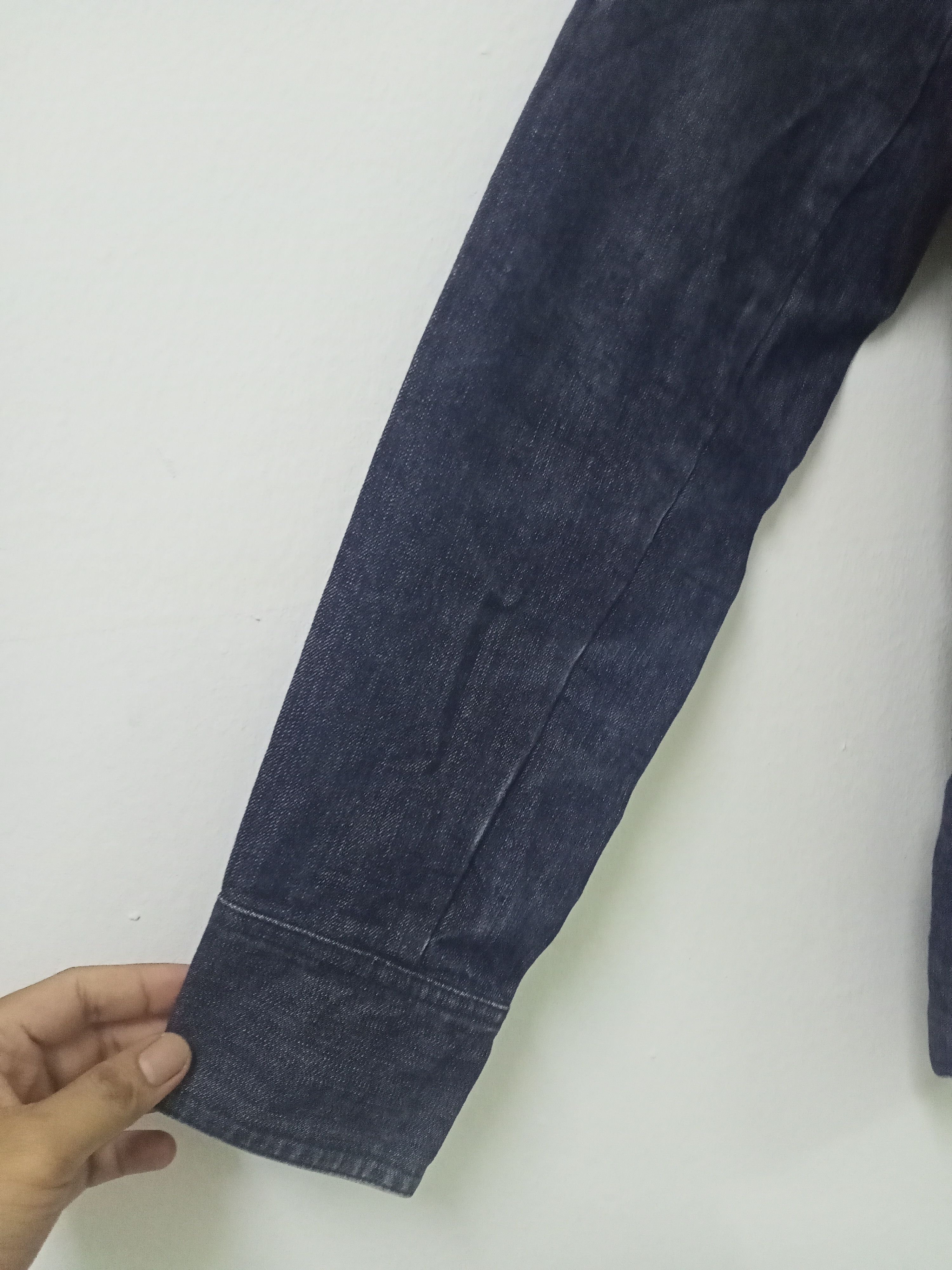 Japan Blue × Japanese Brand × Vintage Vintage Grandecade Blue Denim Workwear Jacket Size S / US 4 / IT 40 - 3 Thumbnail