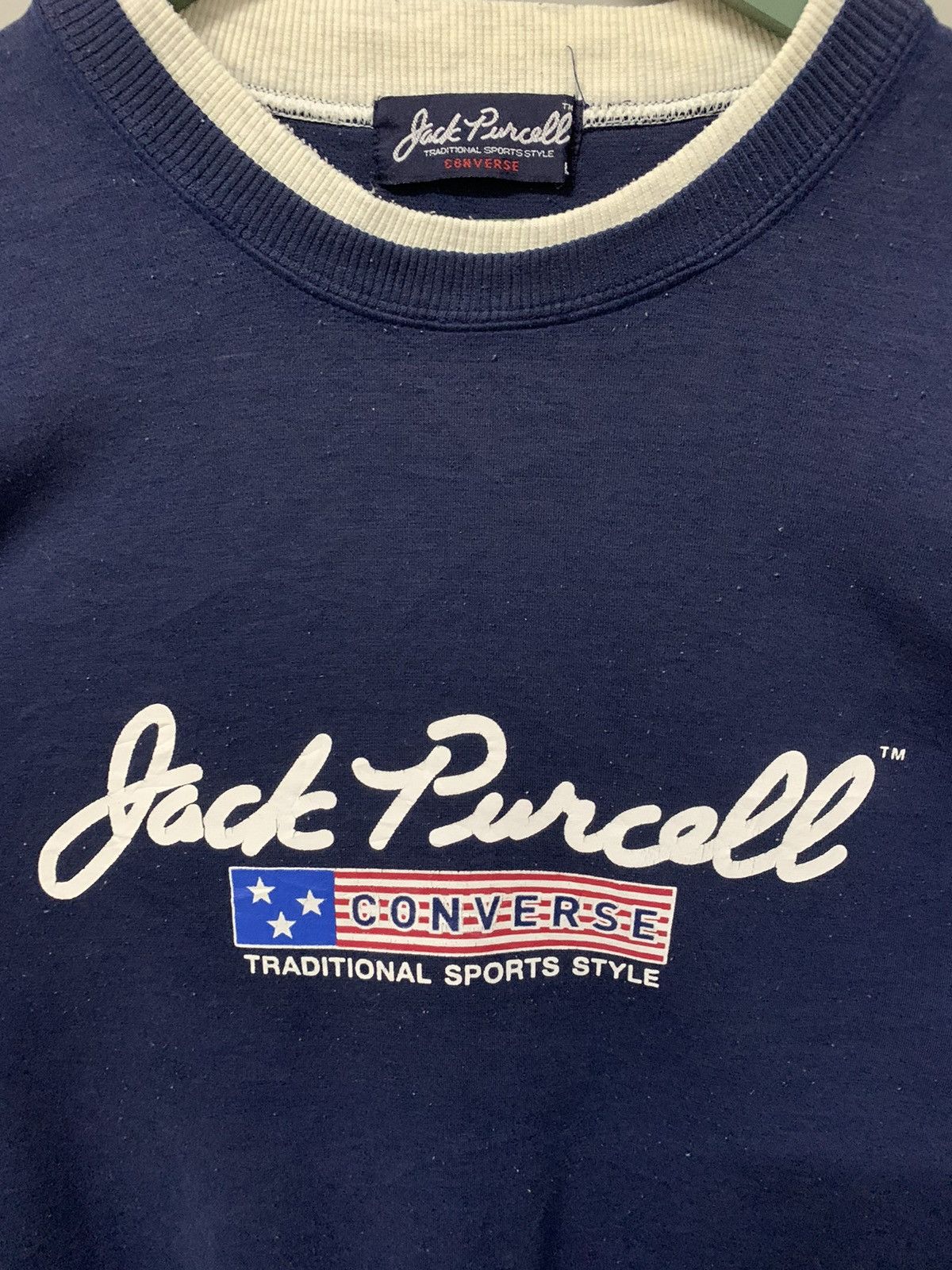 Converse × Vintage Vintage Jack Purcell X Converse US Flag Logo Pullover Size US M / EU 48-50 / 2 - 2 Thumbnail