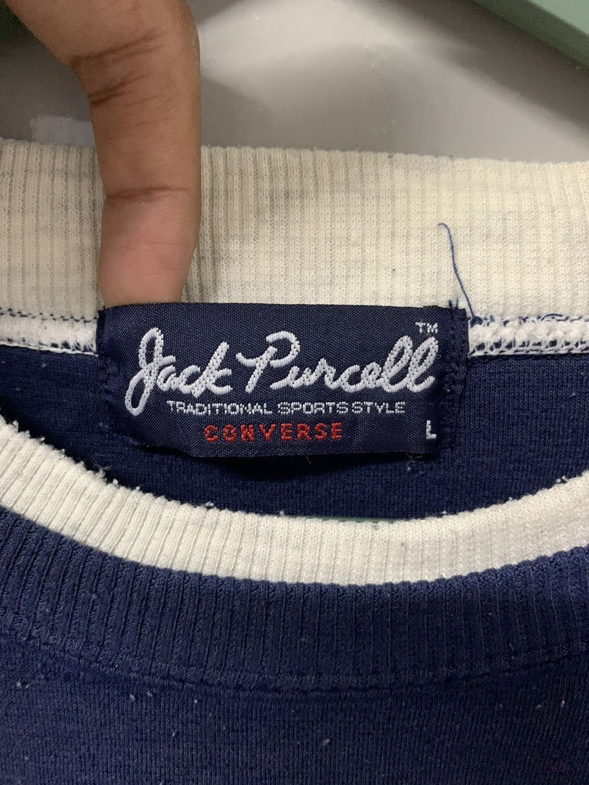 Converse × Vintage Vintage Jack Purcell X Converse US Flag Logo Pullover Size US M / EU 48-50 / 2 - 8 Thumbnail