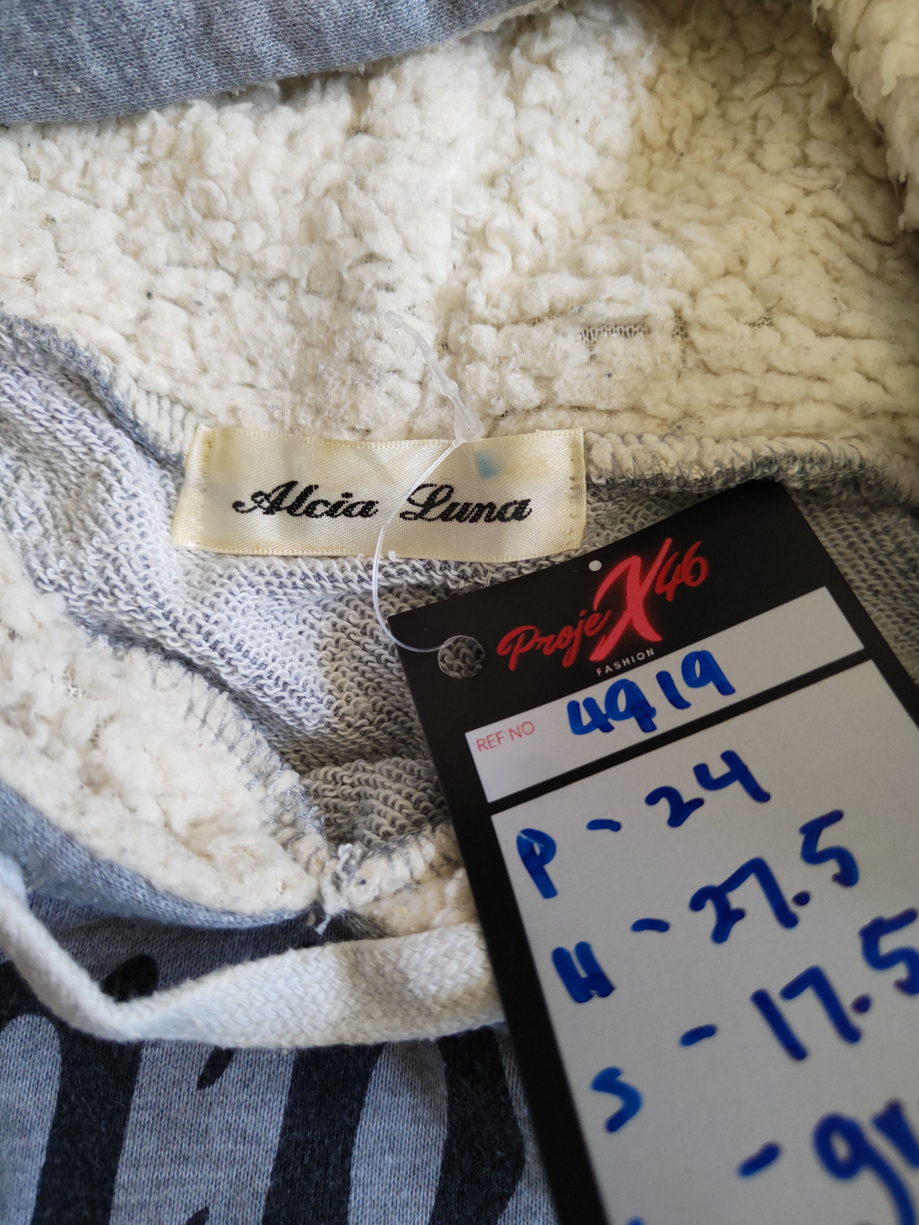 City Streets × Japanese Brand Alcia Luna Gray Sweatshirt hoodie #4919 Size L / US 10 / IT 46 - 12 Thumbnail