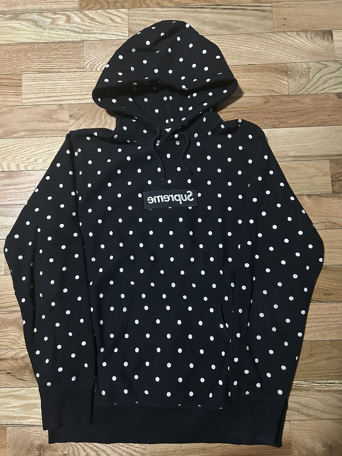 Supreme Supreme CDG Polka Dot Hoodie | Grailed