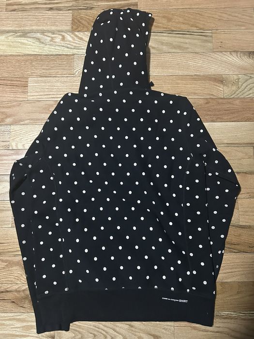 Supreme Supreme CDG Polka Dot Hoodie Grailed