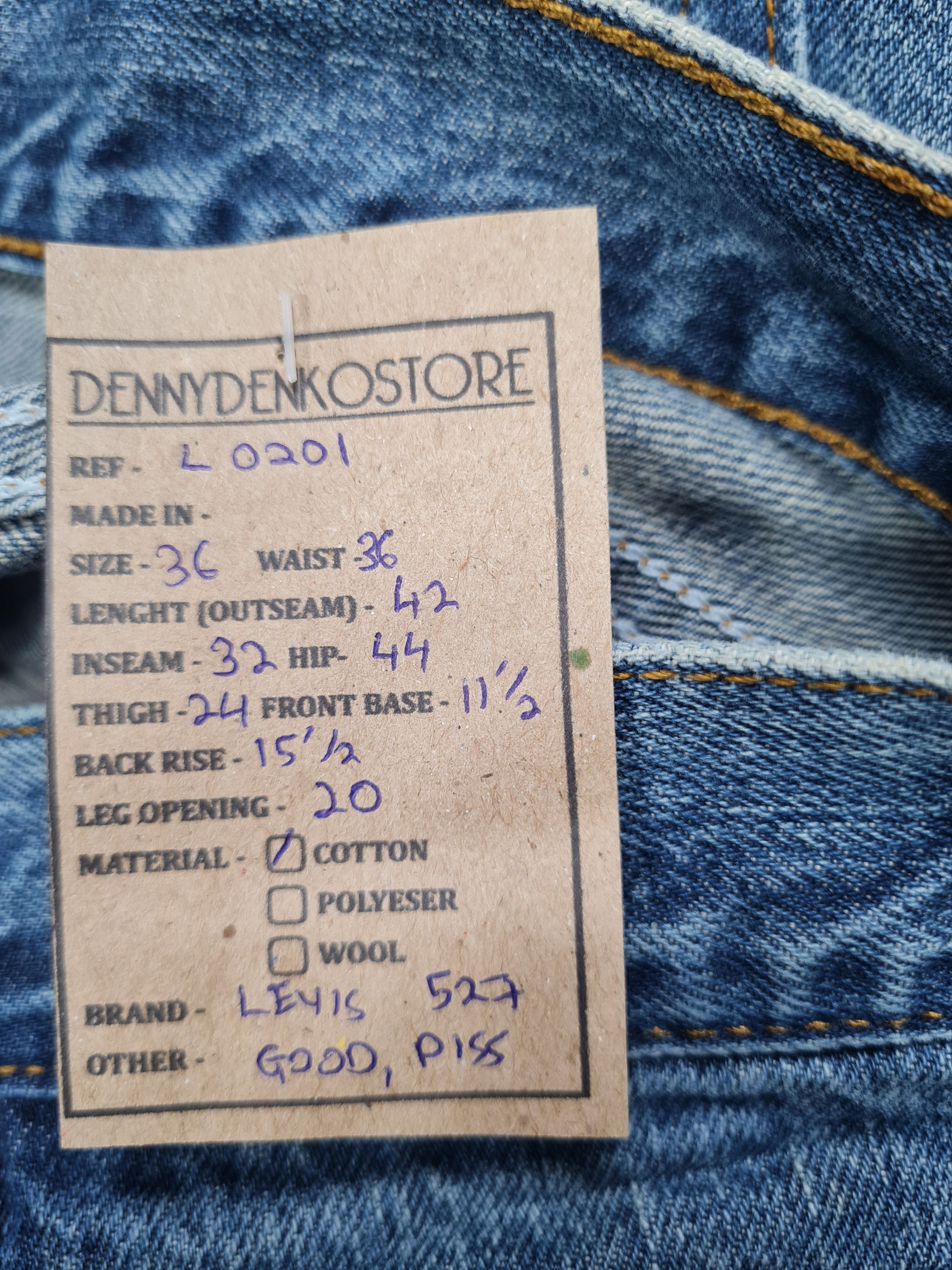 Levi's Vtg LEVIS 527 Boot Fit Flare Faded Size 36X32 Jeans L0201 Size US 36 / EU 52 - 10 Thumbnail
