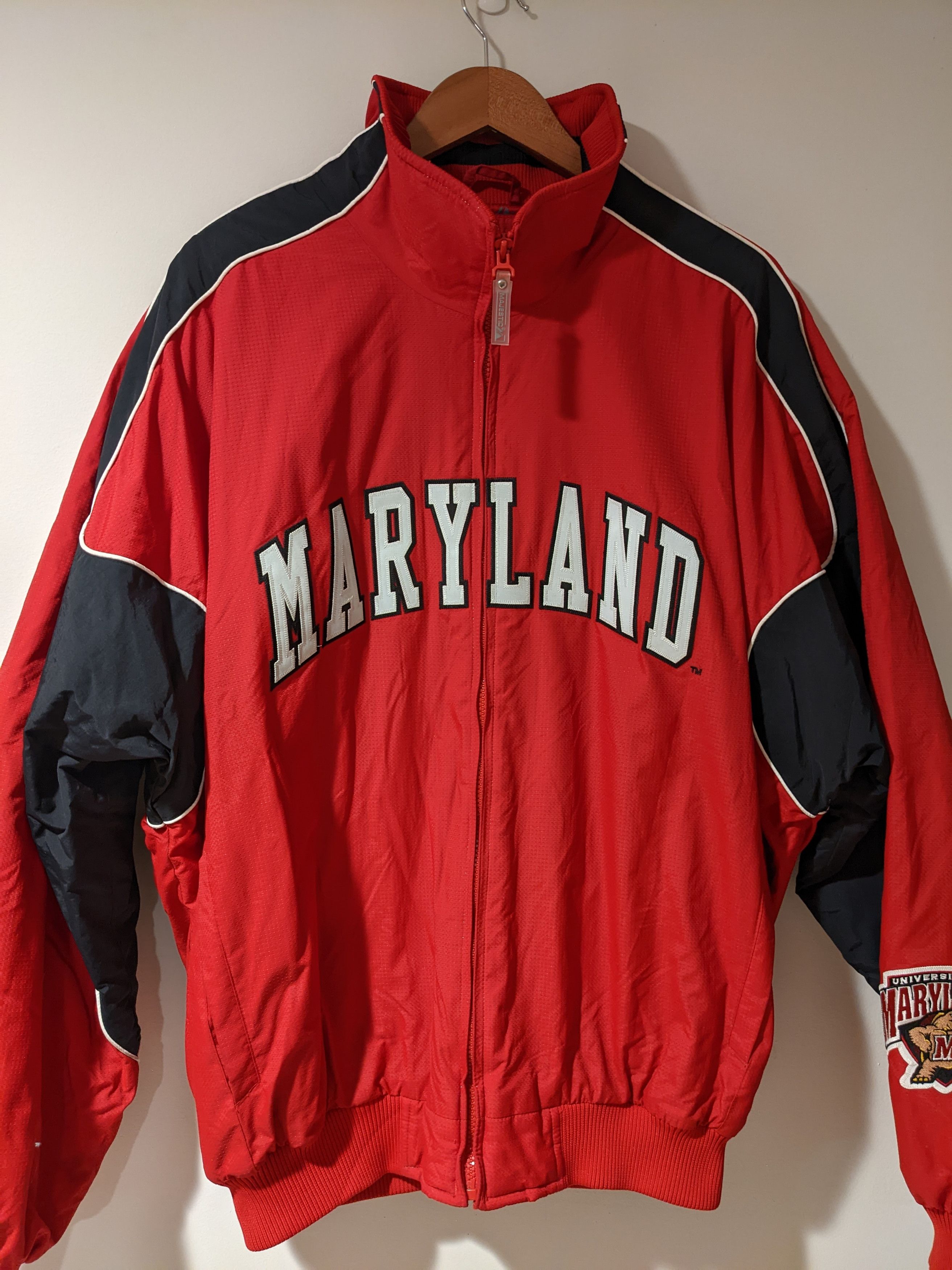 Vintage Vintage University of Maryland College Football Windbreaker ...