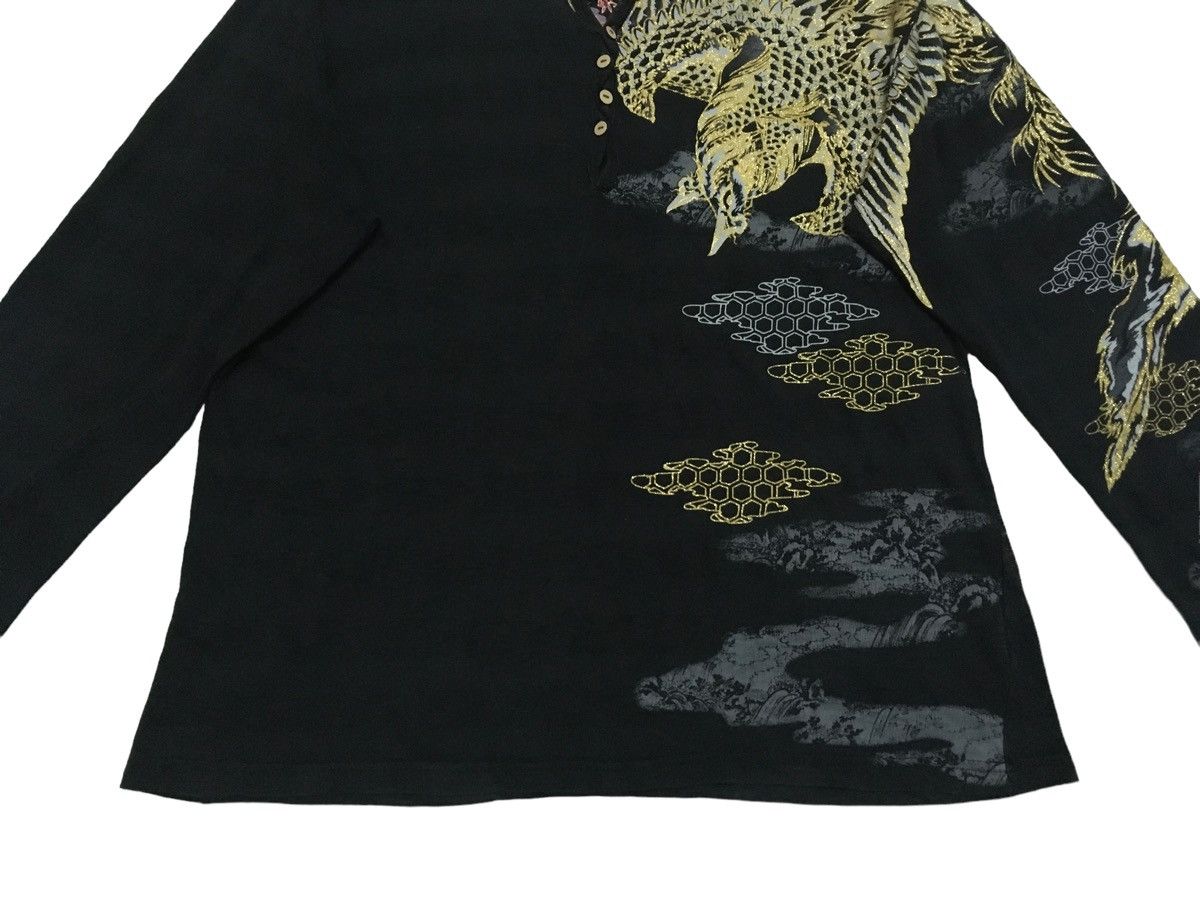 Japanese Brand × Vintage Rare Design Vintage Sukajan T-shirt 1990s Size US L / EU 52-54 / 3 - 4 Thumbnail