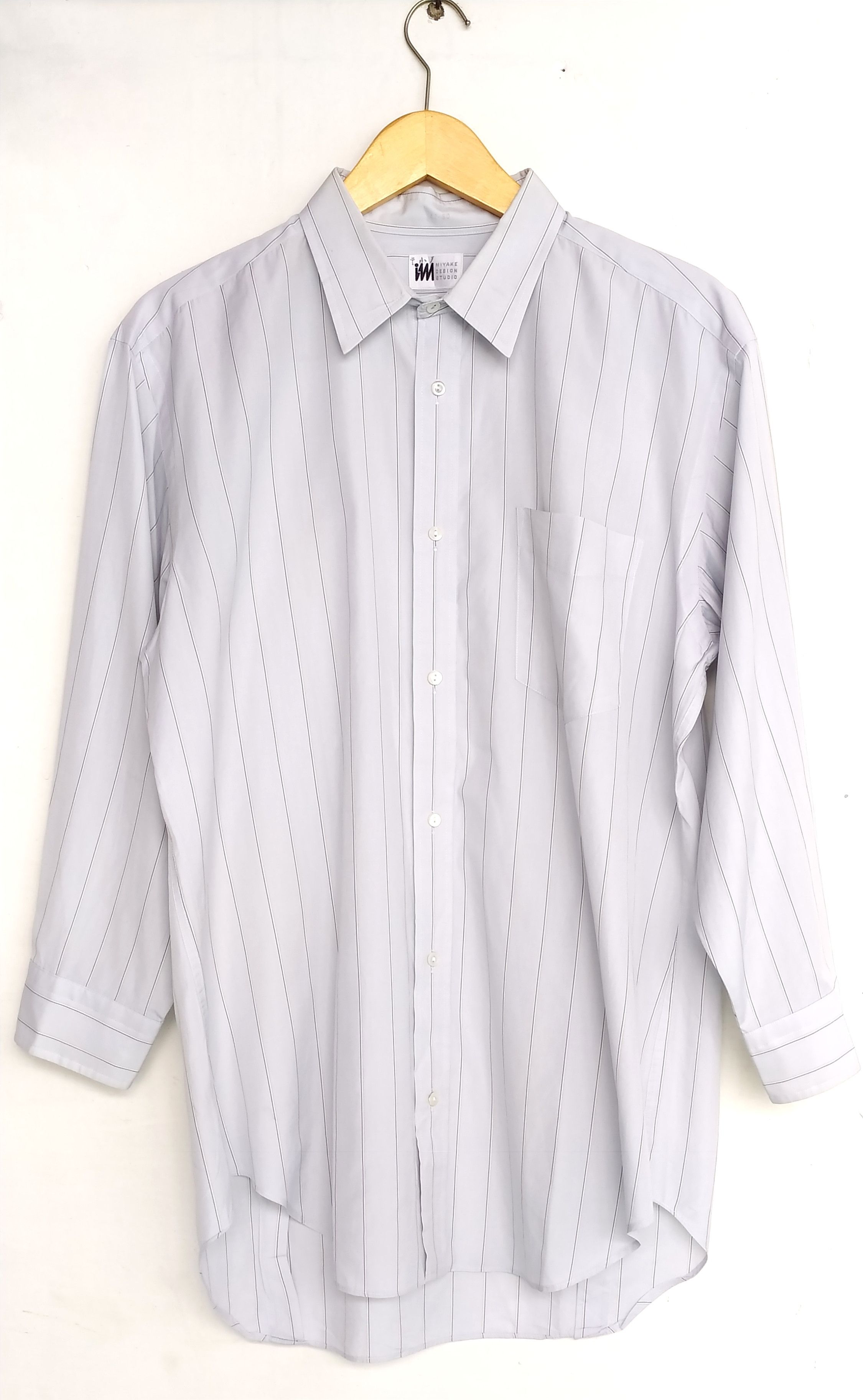Issey Miyake Vintage ISSEY MIYAKE Longsleeve Shirt Size US L / EU 52-54 / 3 - 1 Thumbnail