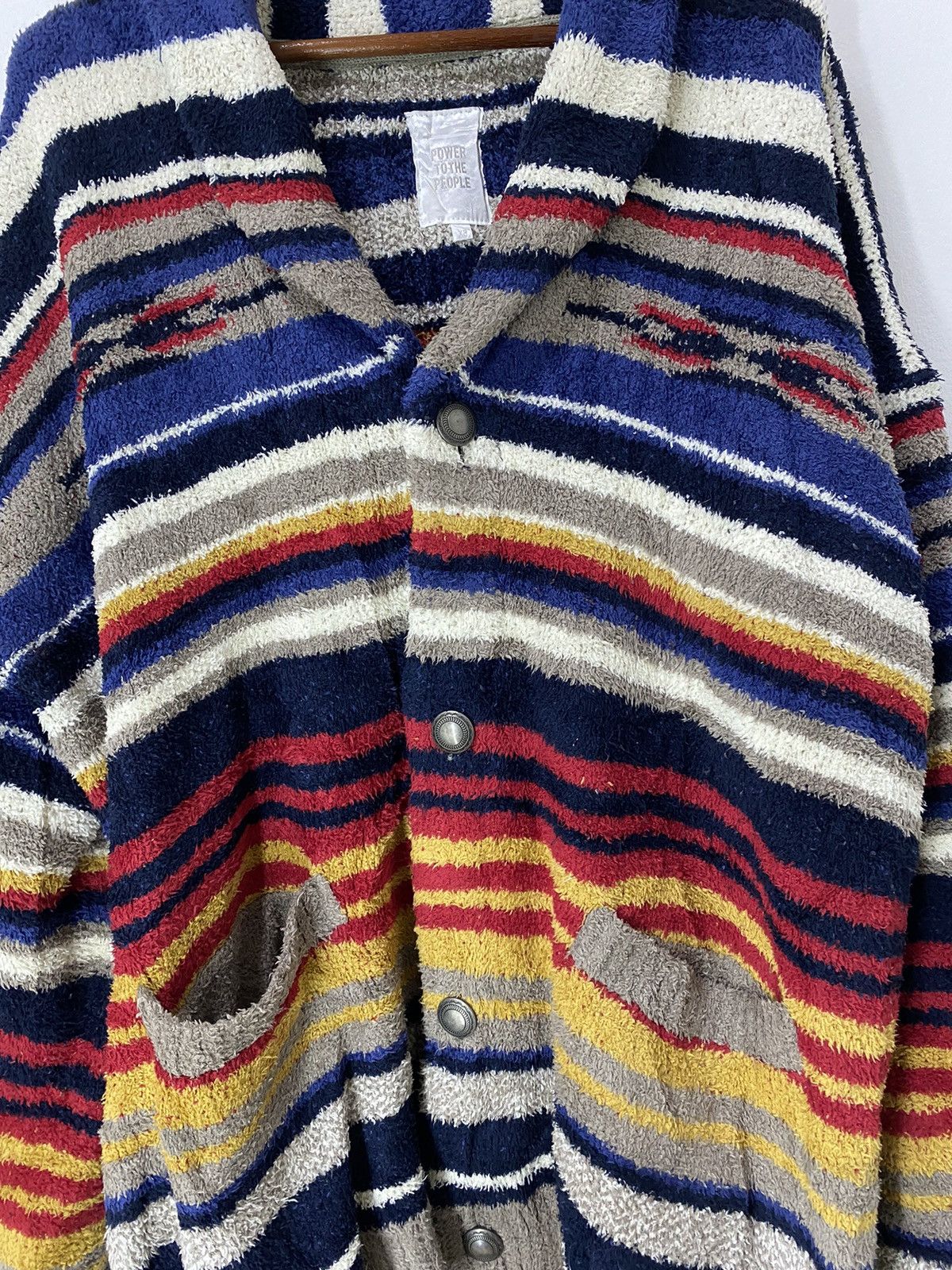Japanese Brand Cardigan Navajo Style Design Multicoloured Size US XL / EU 56 / 4 - 7 Thumbnail