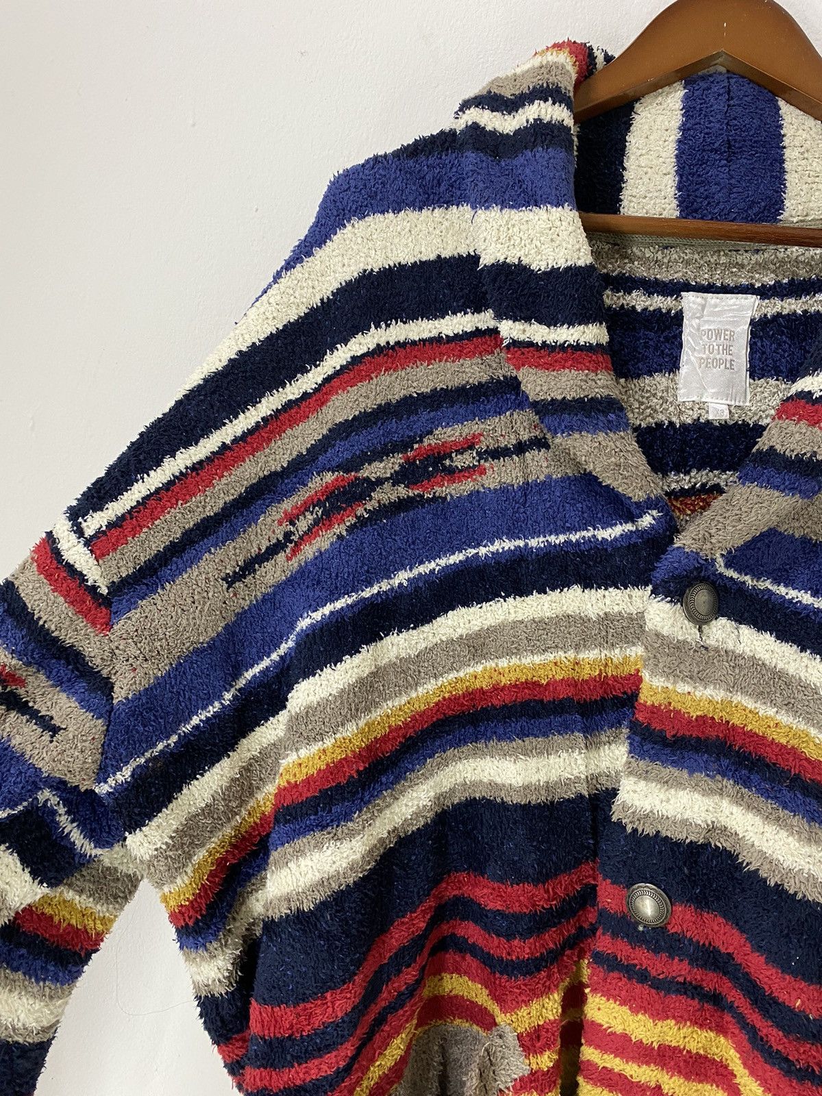 Japanese Brand Cardigan Navajo Style Design Multicoloured Size US XL / EU 56 / 4 - 3 Thumbnail