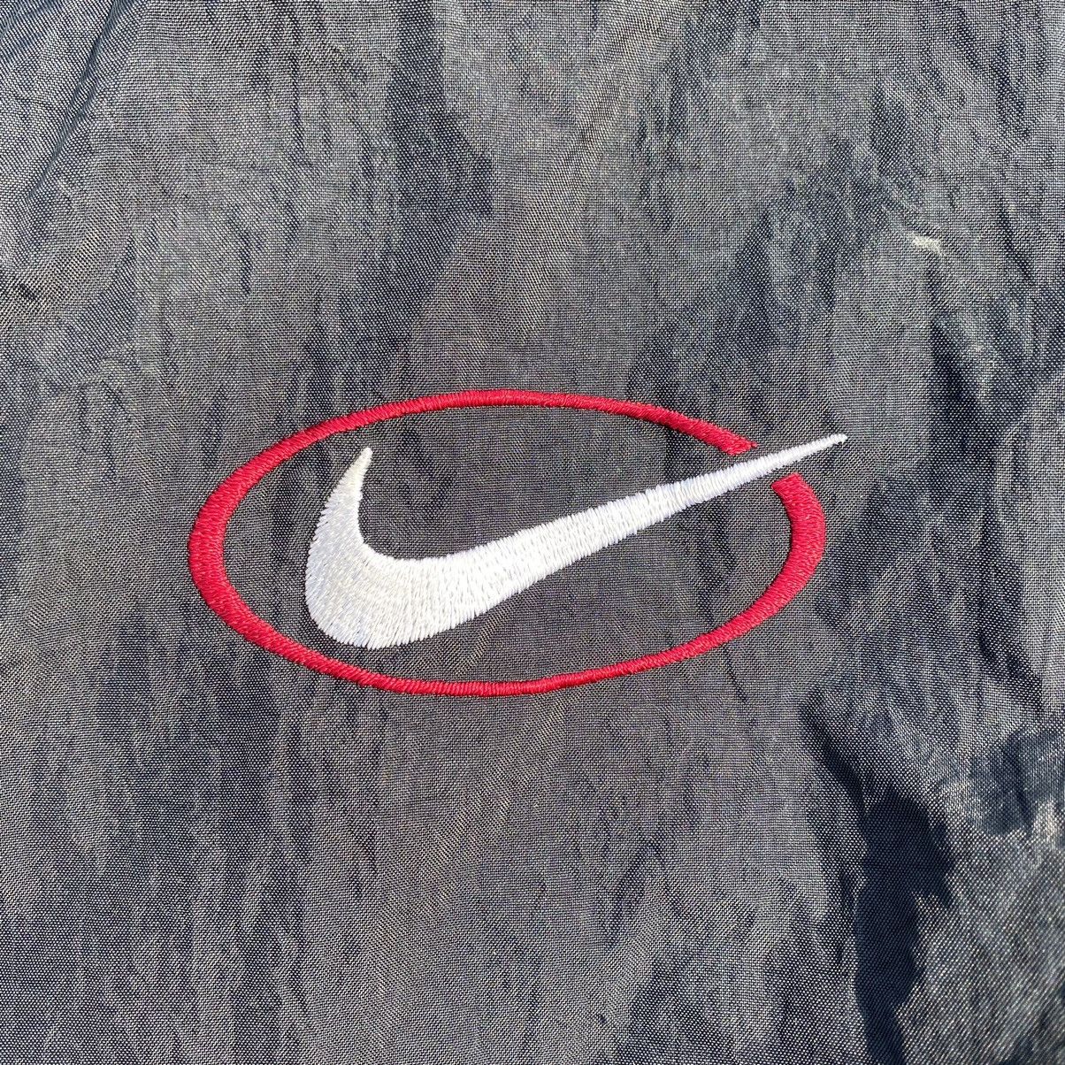 Nike Vintage 90s Nike Big Swoosh Jacket Size US L / EU 52-54 / 3 - 4 Thumbnail