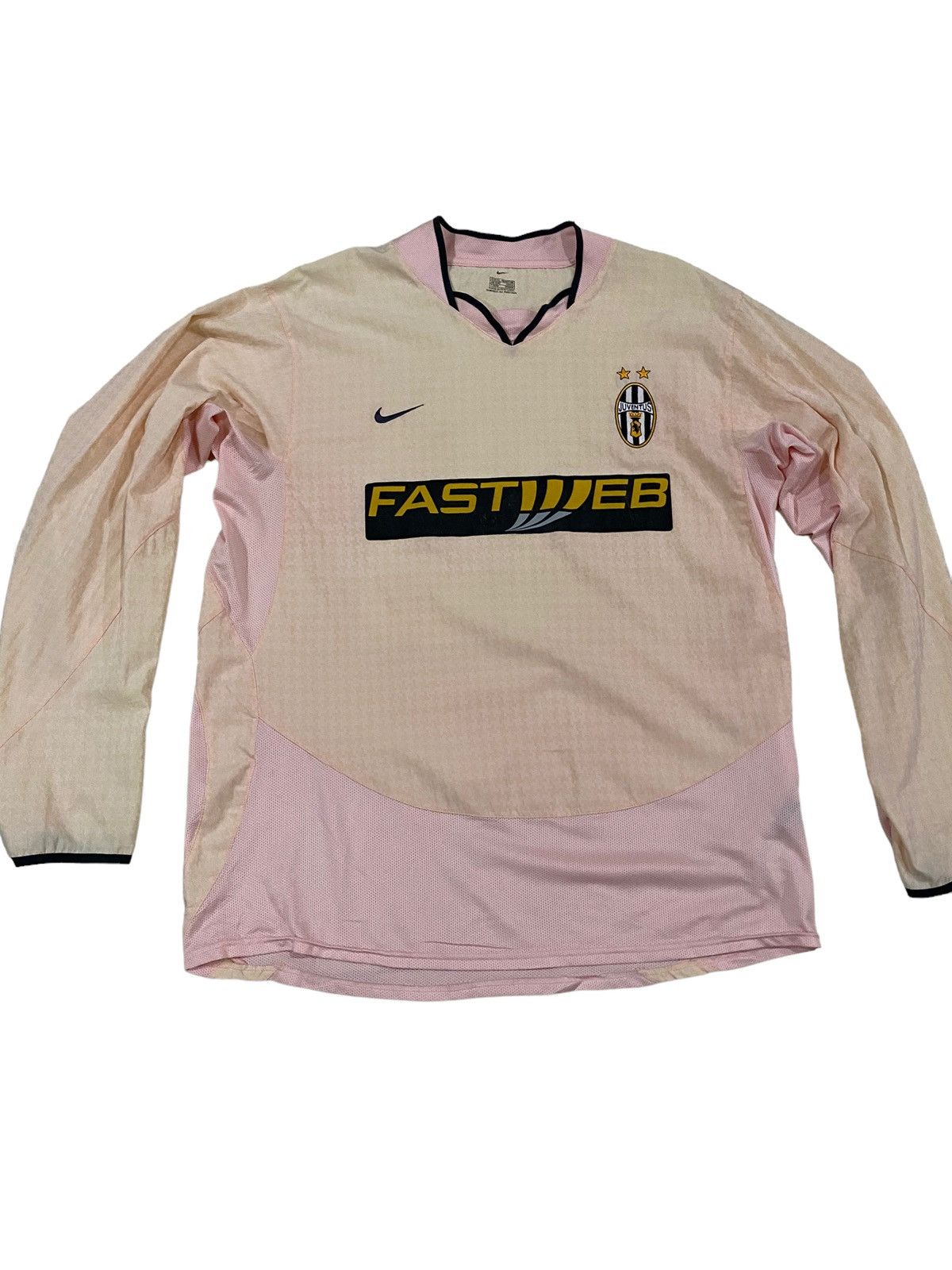 Nike Rare Juventus longsleeve 2003 away Del piero nameset jersey Size US XL / EU 56 / 4 - 3 Thumbnail
