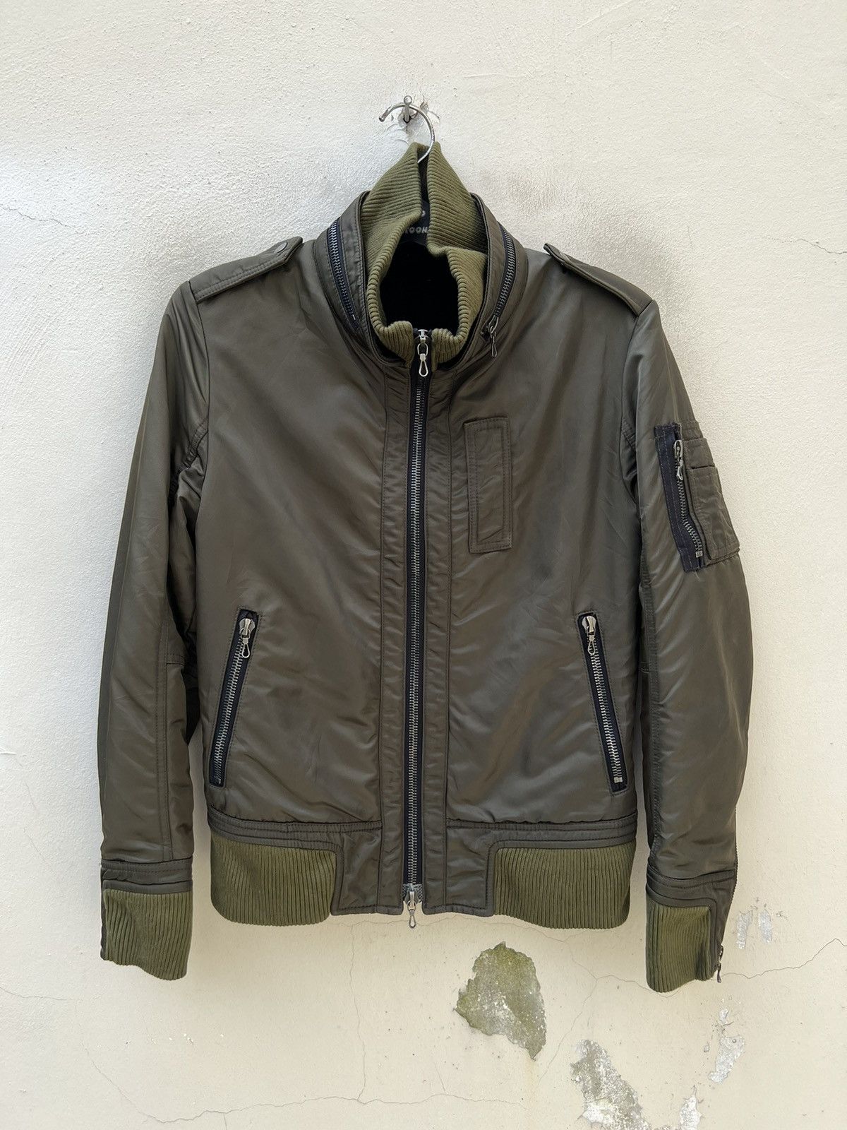 Shellac Shellac Japan MA-1 Style Military Bomber Jacket Size US S / EU 44-46 / 1 - 6 Thumbnail