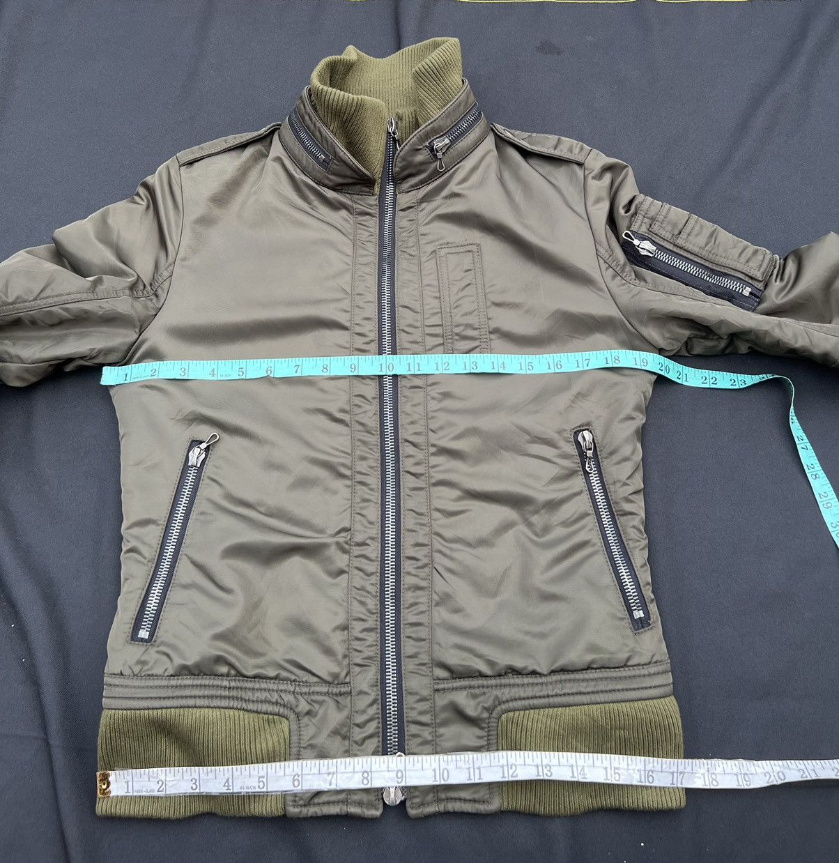 Shellac Shellac Japan MA-1 Style Military Bomber Jacket Size US S / EU 44-46 / 1 - 2 Thumbnail