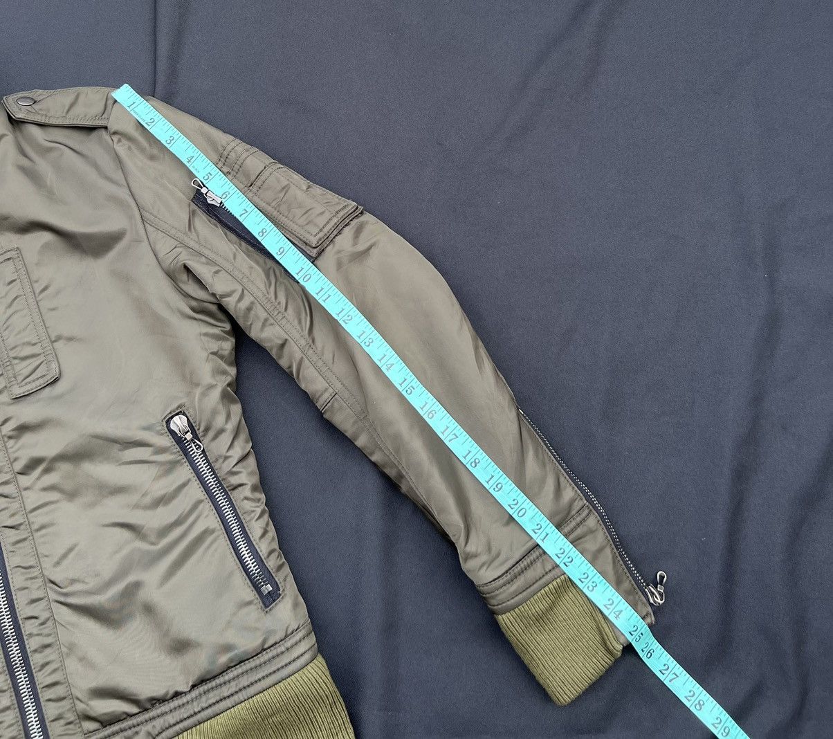 Shellac Shellac Japan MA-1 Style Military Bomber Jacket Size US S / EU 44-46 / 1 - 3 Thumbnail
