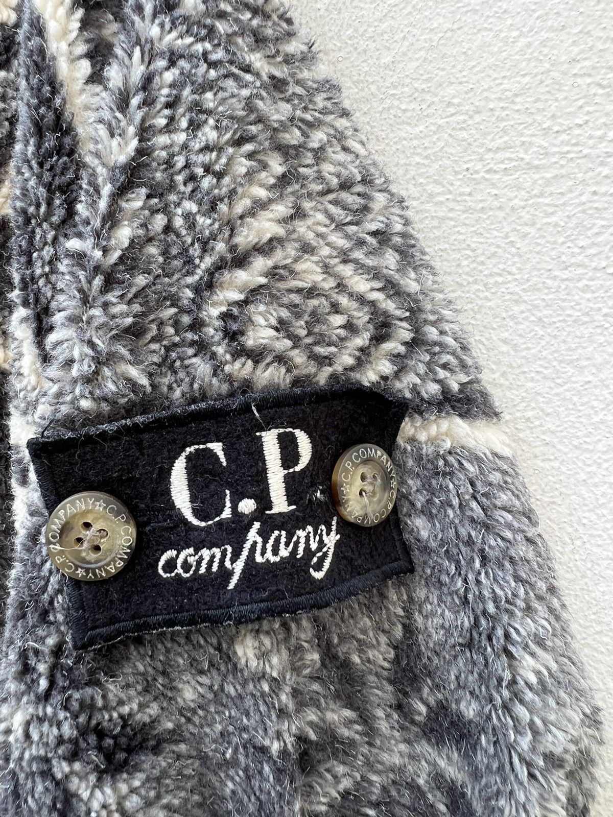 C.P. Company RARE!! Vintage 90s C.P. Company Polar Bear Fleece Sweater Size US L / EU 52-54 / 3 - 11 Thumbnail