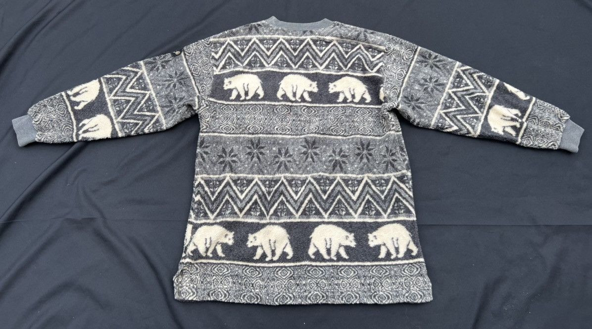 C.P. Company RARE!! Vintage 90s C.P. Company Polar Bear Fleece Sweater Size US L / EU 52-54 / 3 - 4 Thumbnail