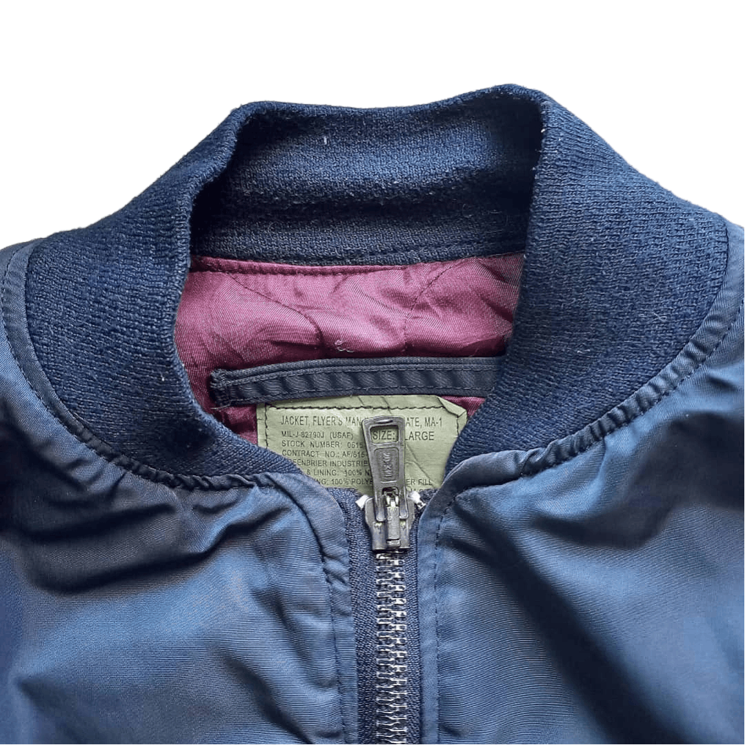 Other GREENBRIER INDUSTRIES Flyer's Man MA-1 USAF Bomber Jackets Size US L / EU 52-54 / 3 - 5 Thumbnail