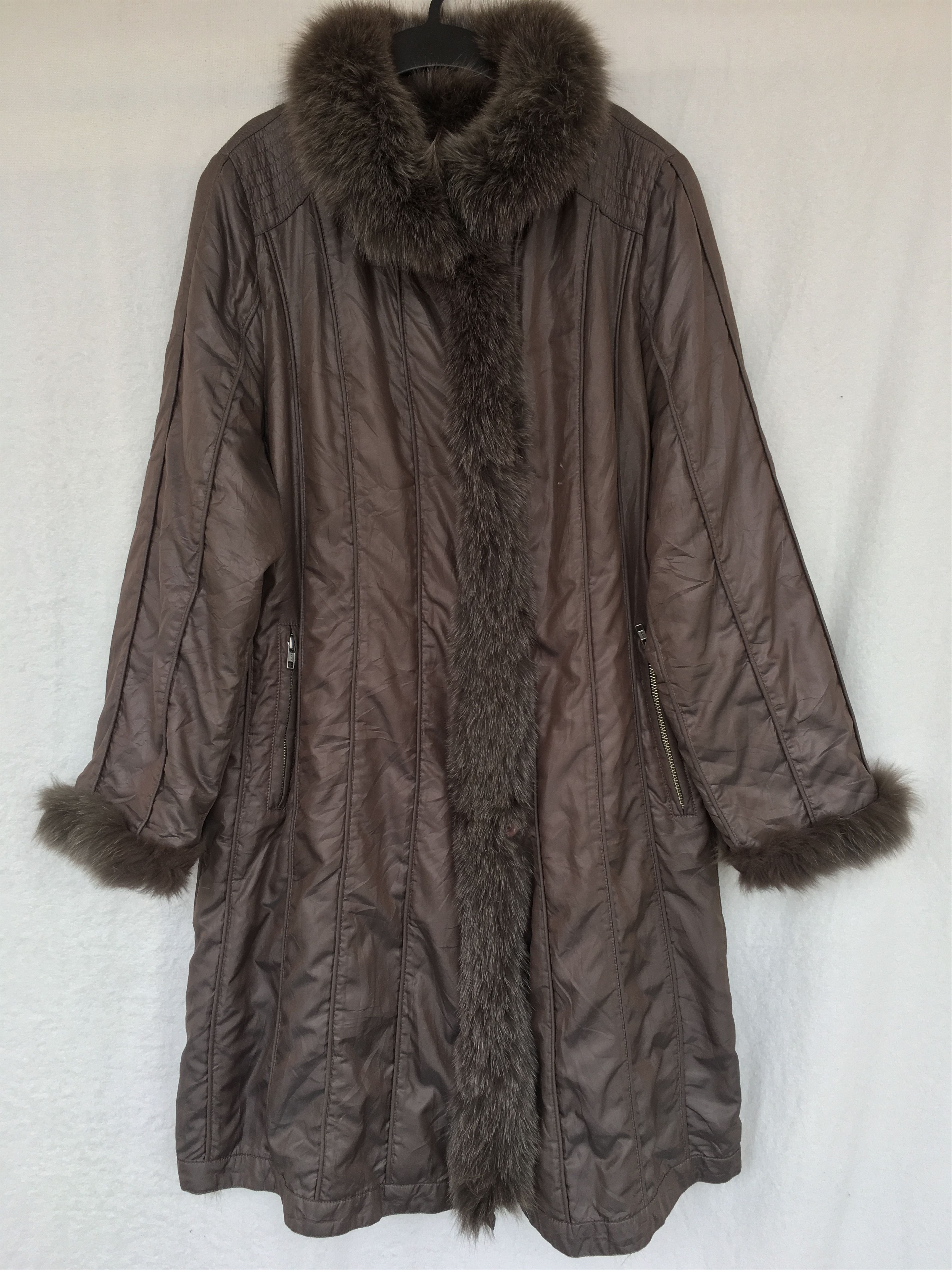 Japanese Brand brown furr jacket Size US S / EU 44-46 / 1 - 8 Thumbnail