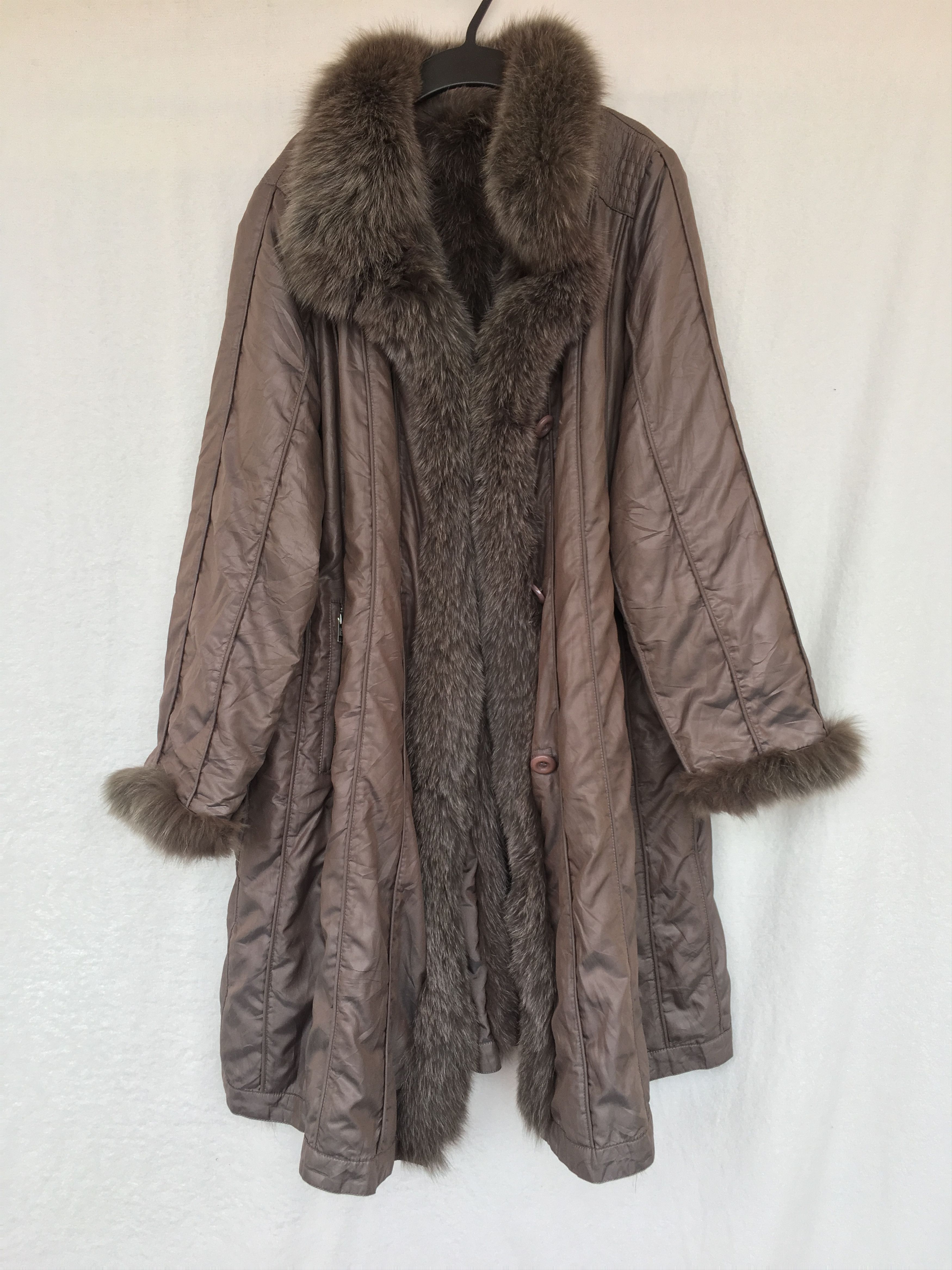 Japanese Brand brown furr jacket Size US S / EU 44-46 / 1 - 1 Thumbnail