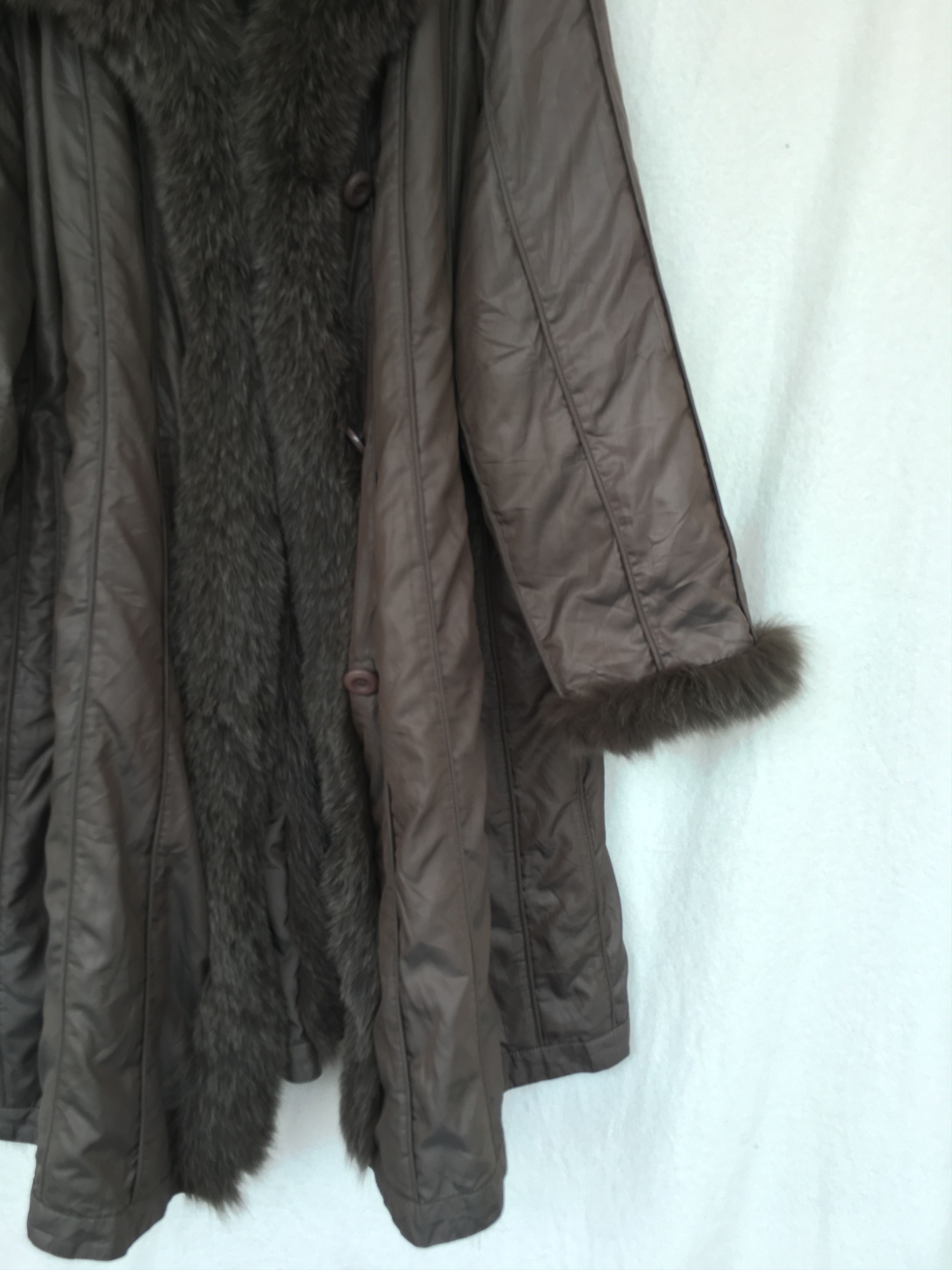 Japanese Brand brown furr jacket Size US S / EU 44-46 / 1 - 3 Thumbnail