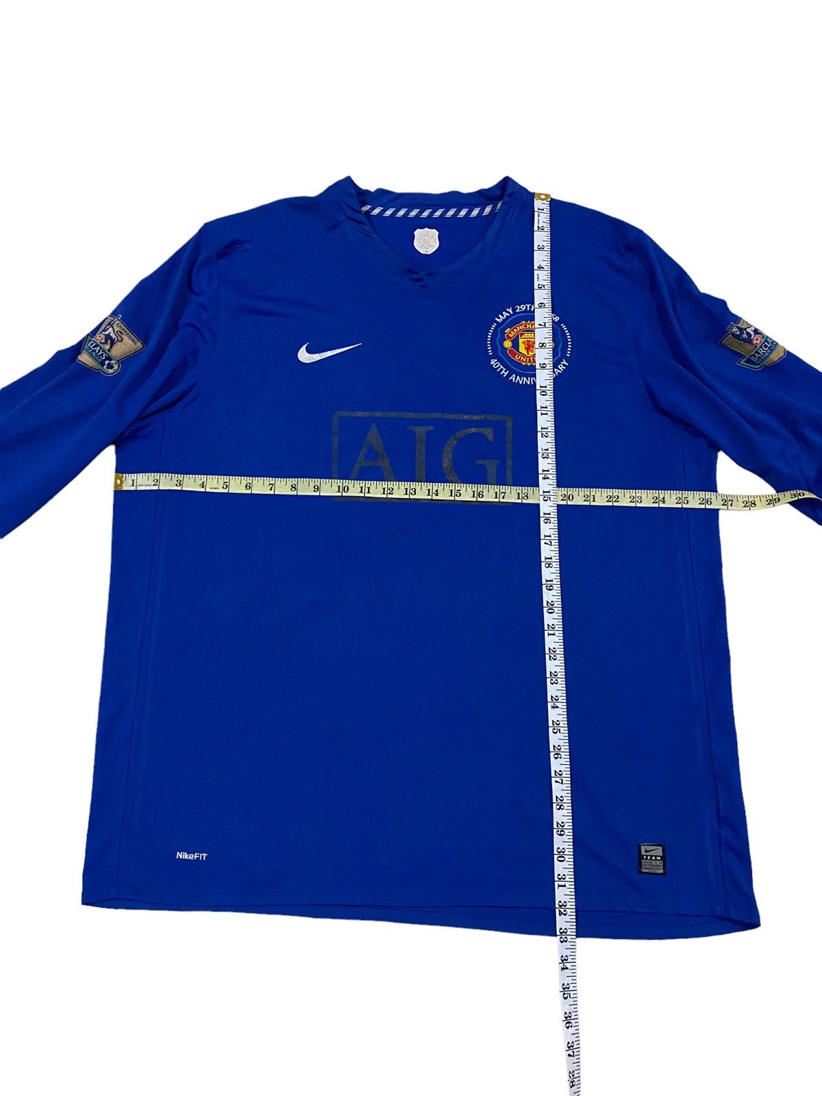 Nike Rare Manchester United 2008 third jersey longsleeve Size US XXL / EU 58 / 5 - 7 Thumbnail